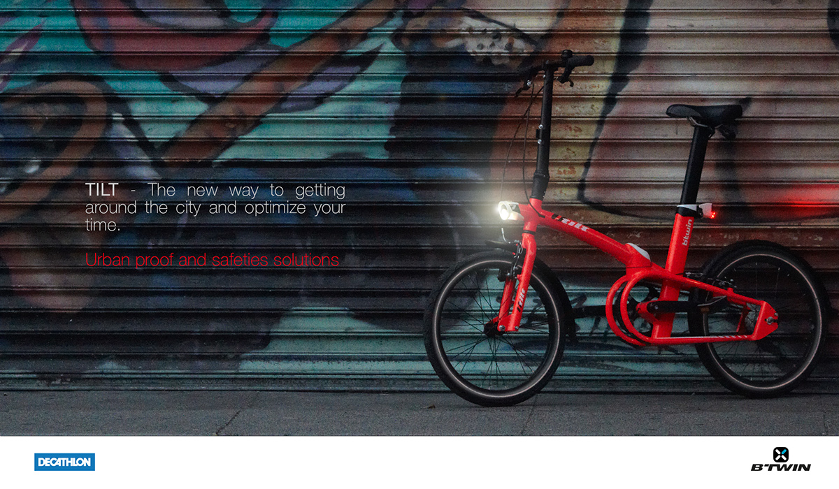 industrial design，vehicle，Bicycle，BTWIN TILT，Decathlon ，