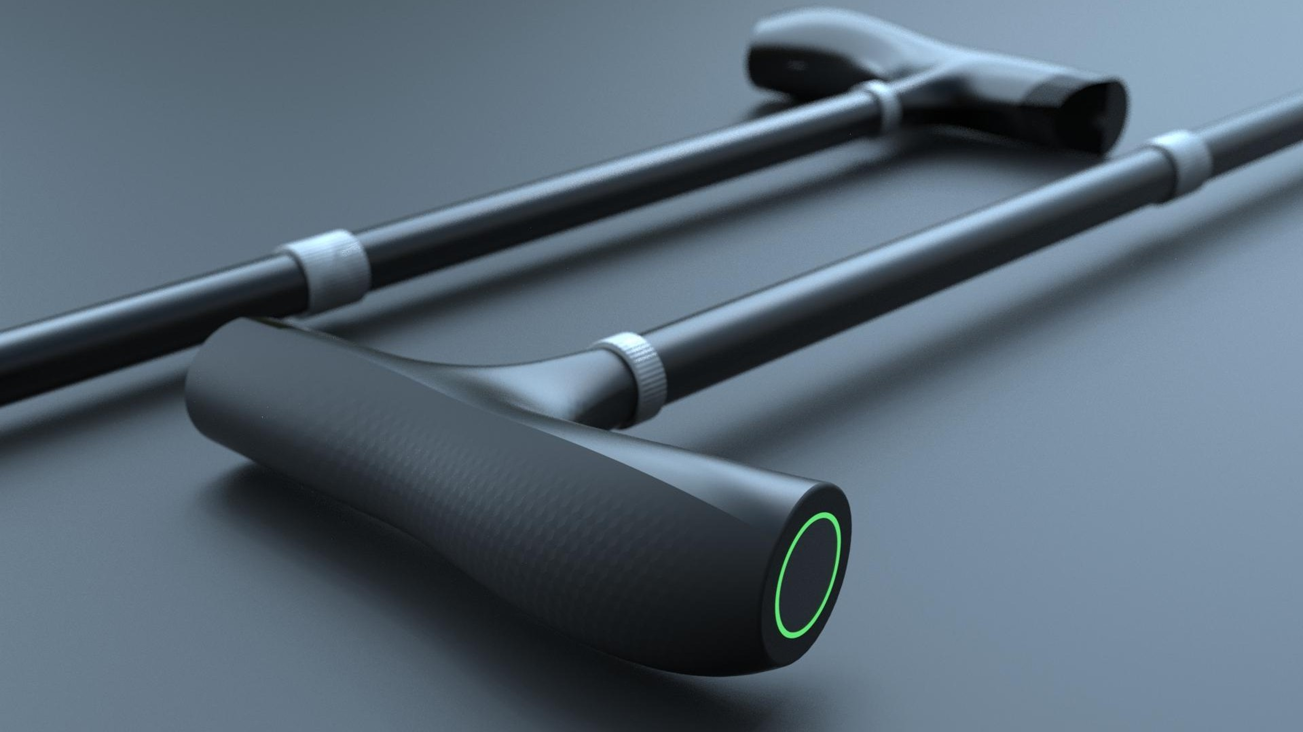 Intelligent crutch，One-key positioning，