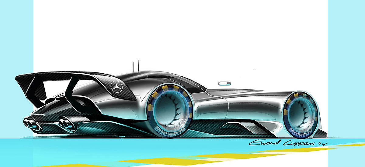 Hand drawn，vehicle，racing，industrial design，
