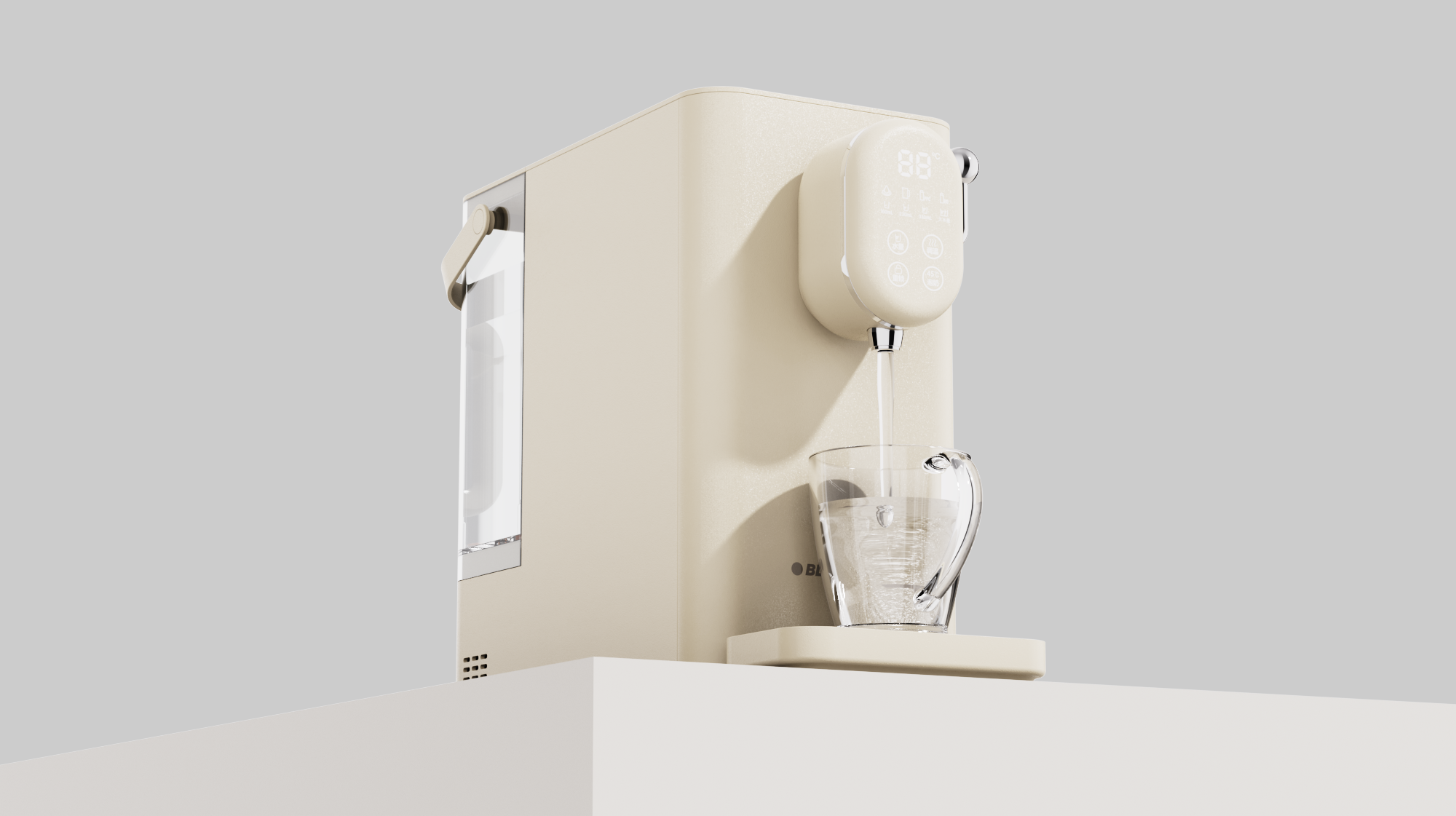 Water purifier，household electrical appliances，ID design，