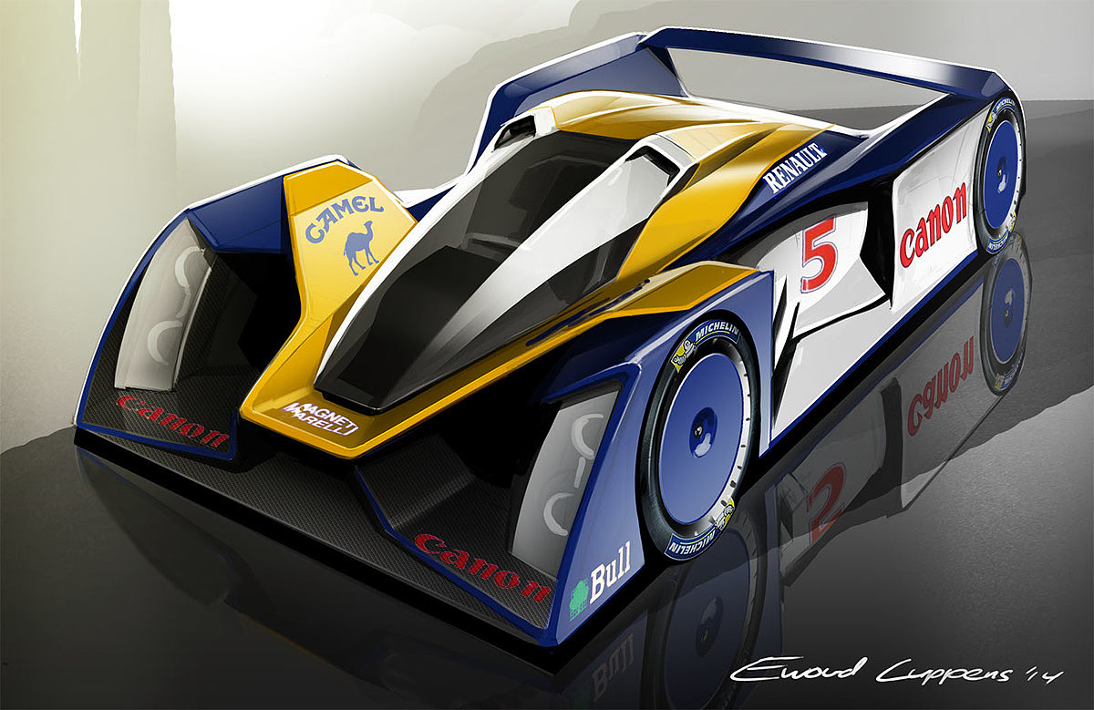 Hand drawn，vehicle，racing，industrial design，