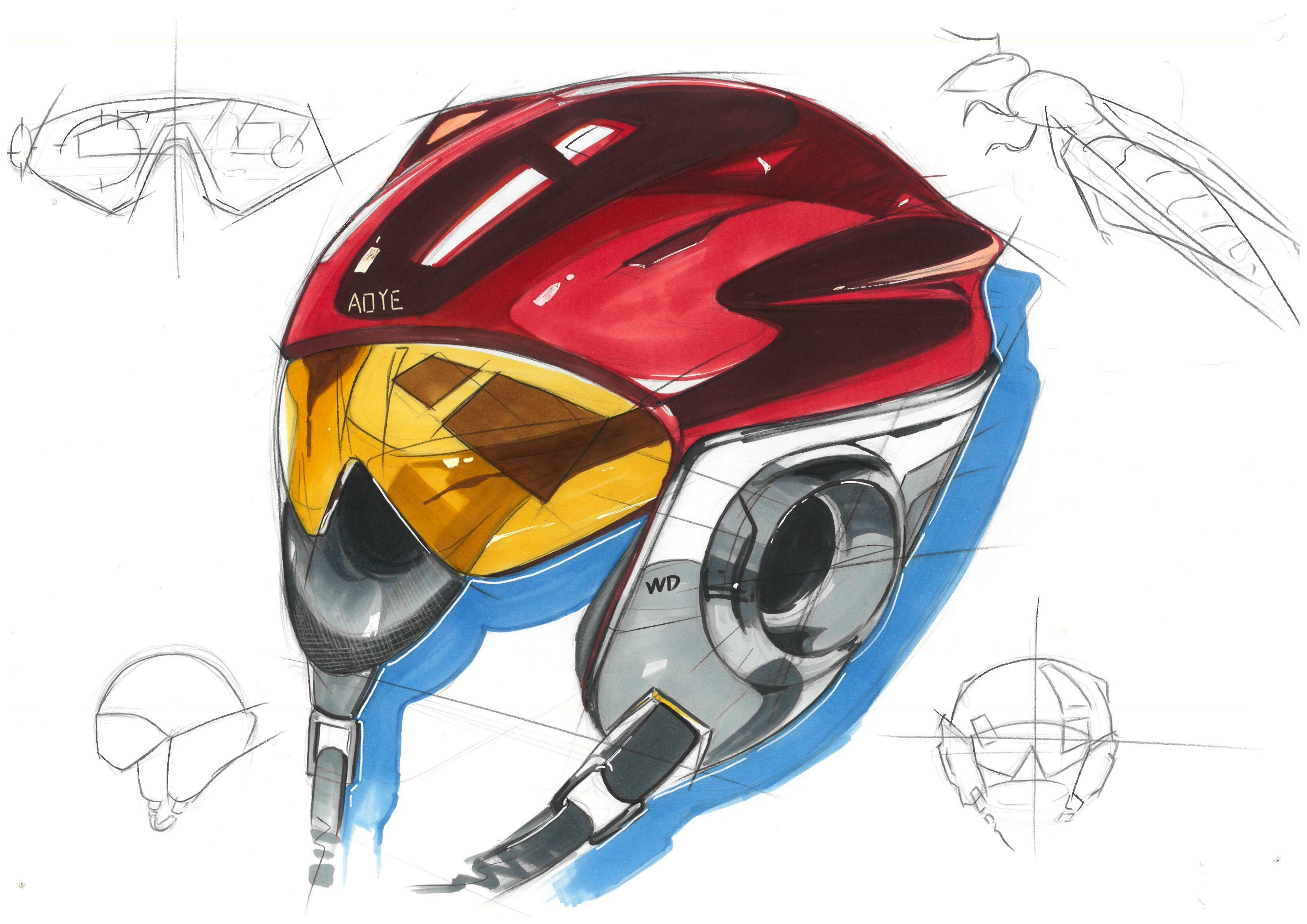 Hand drawn，Marker hand drawn，