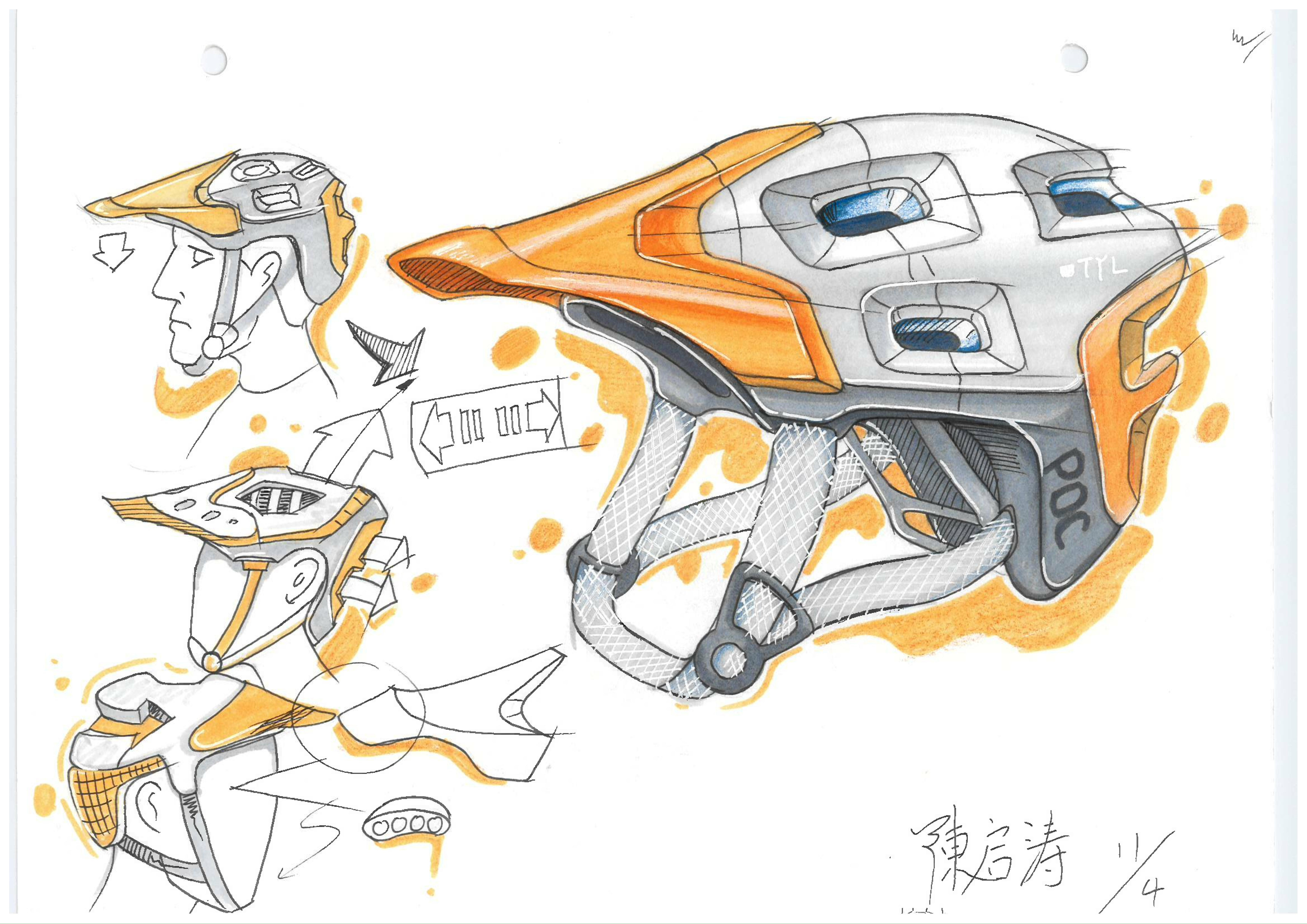 Hand drawn，Marker hand drawn，