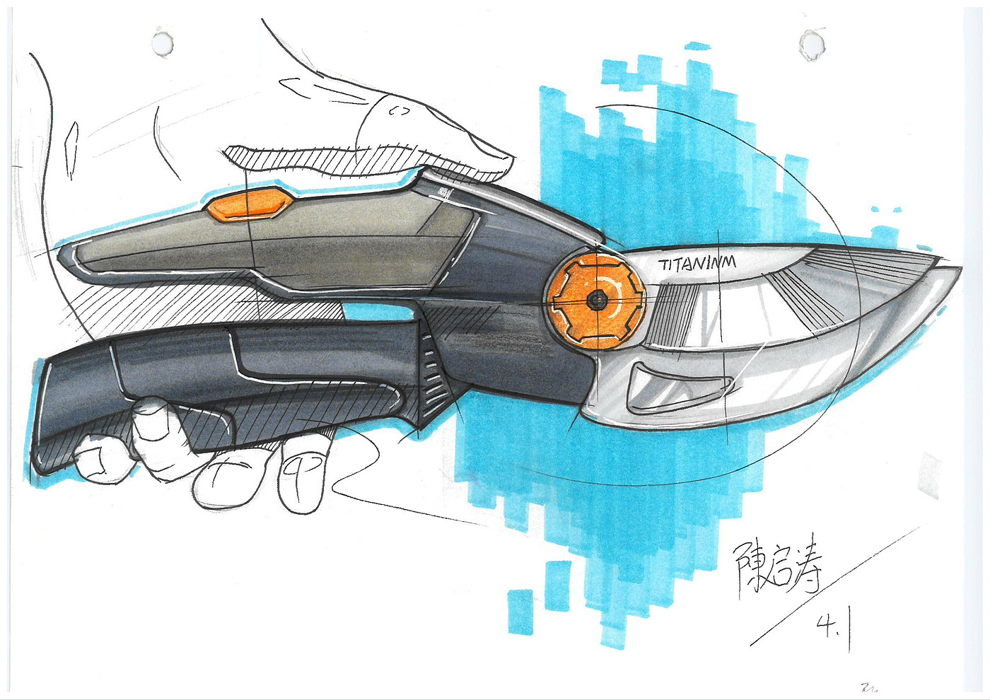 Hand drawn，Marker hand drawn，