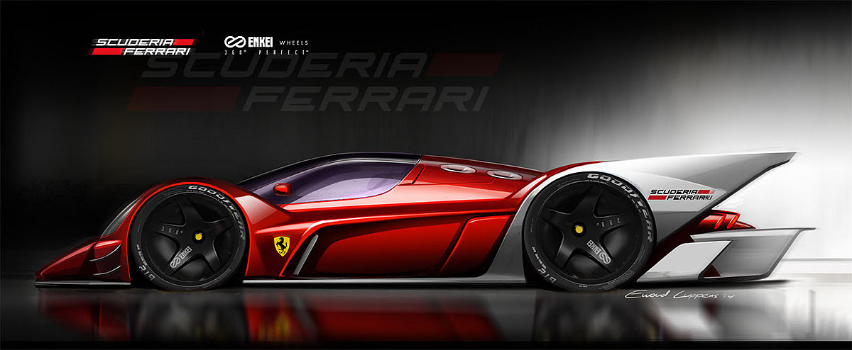 Hand drawn，vehicle，racing，industrial design，