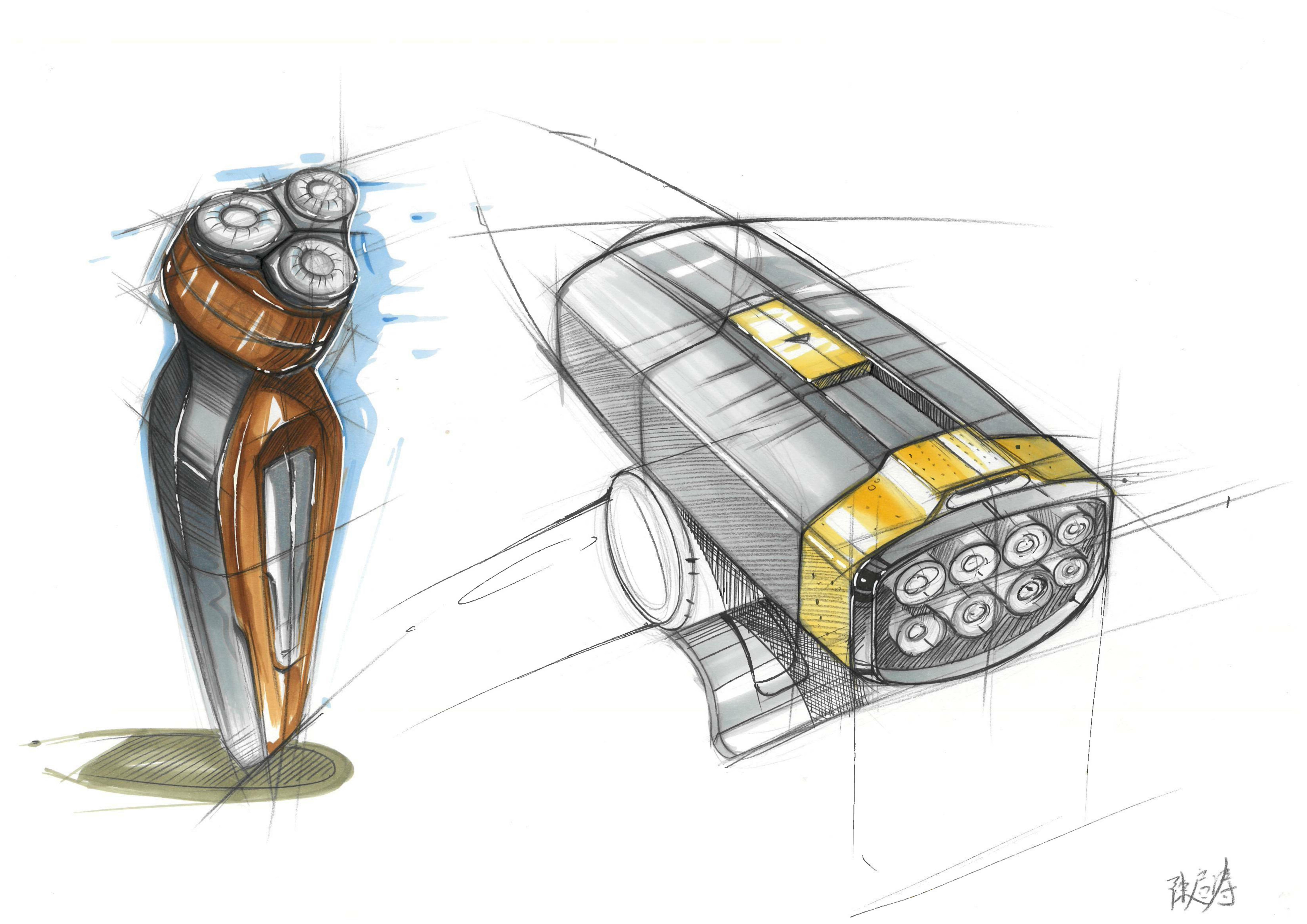 Hand drawn，Marker hand drawn，