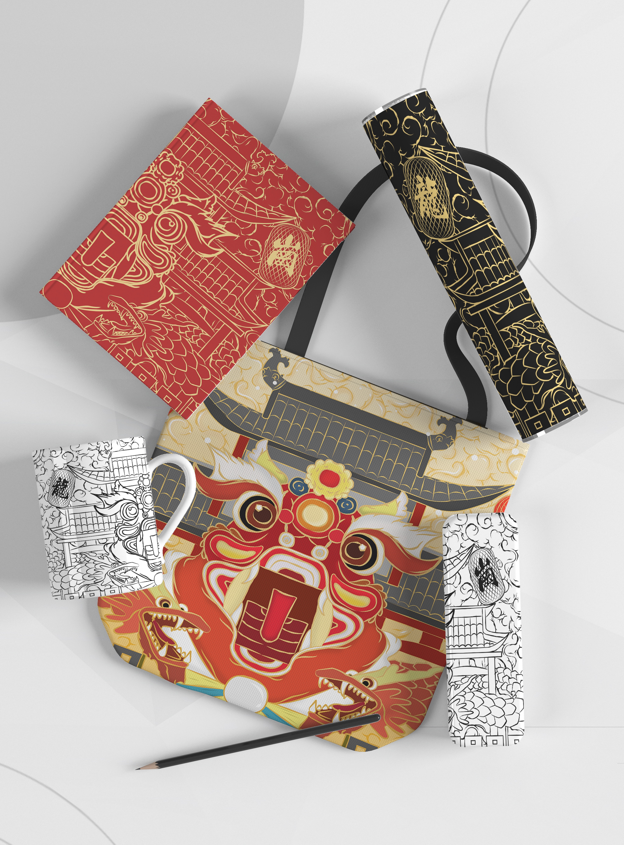 plane，Intangible cultural heritage，Illustration，National tide，