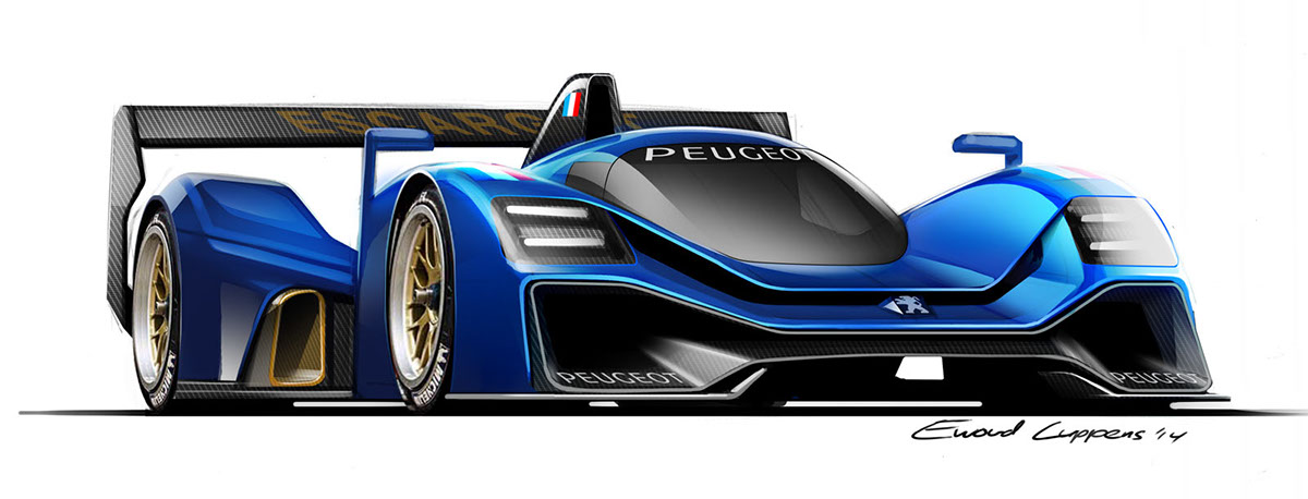 Hand drawn，vehicle，racing，industrial design，