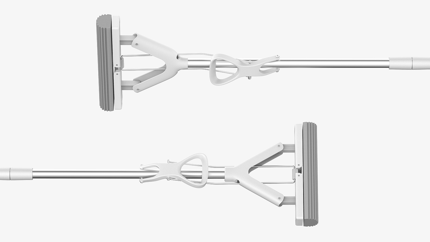 Simple household folding mop，