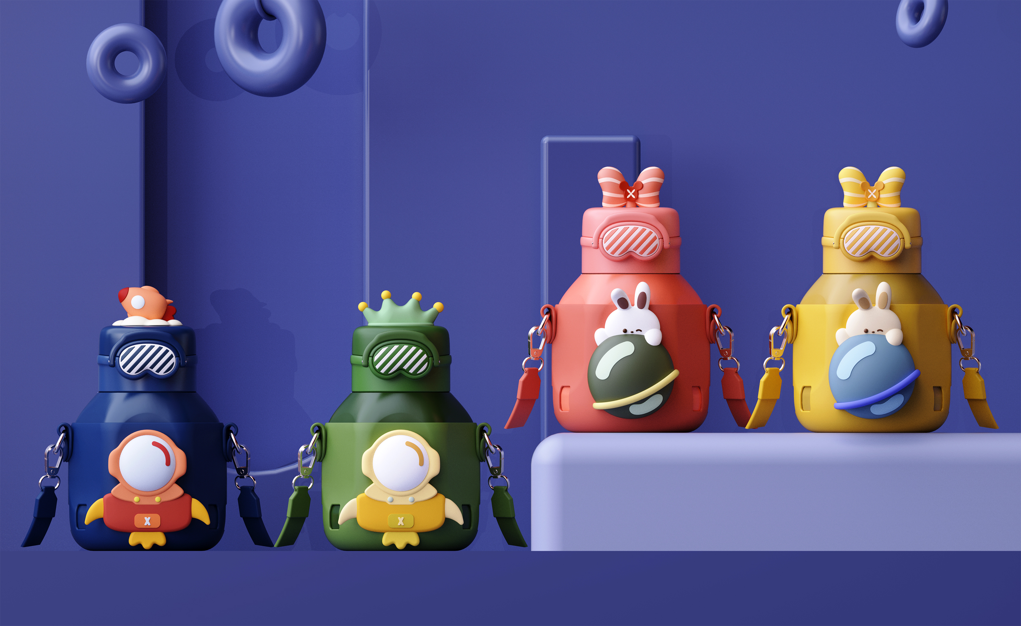 vacuum cup，Children's pot，lovely，