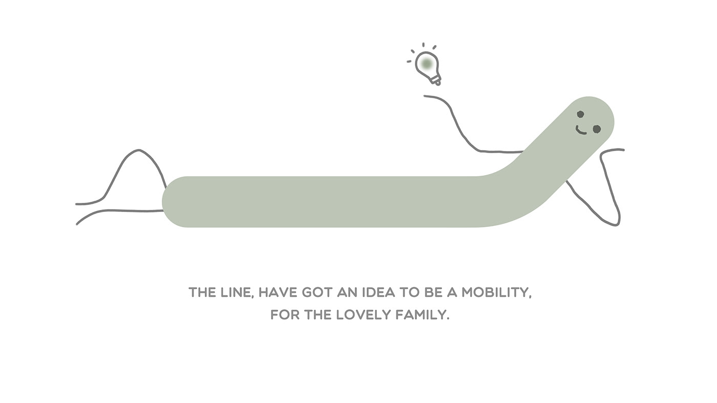 One Line，Bicycle，Scooter，