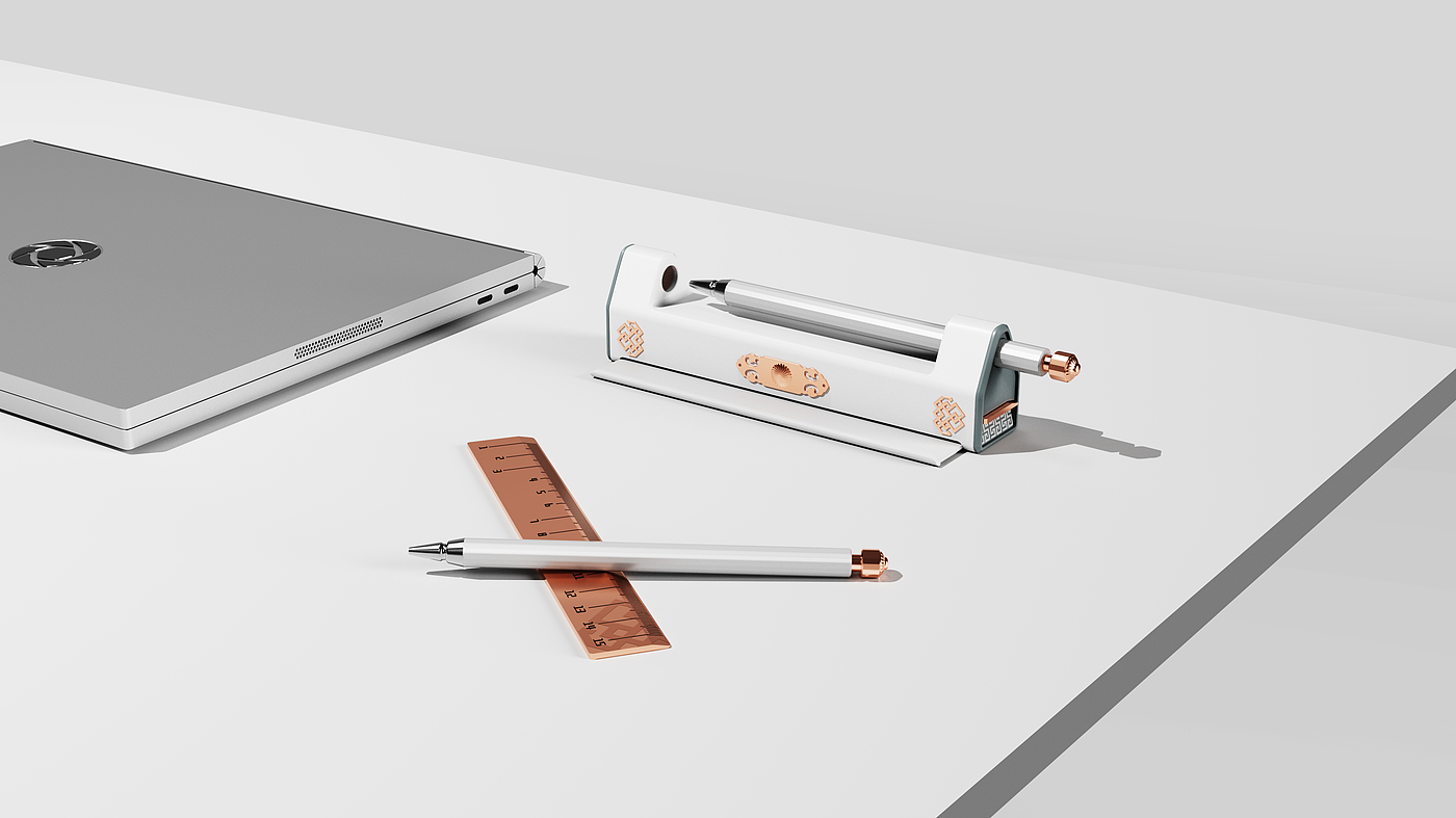 Stationery，to work in an office，Cultural creation，traditional culture，Tabletop decoration，Mobile phone bracket，