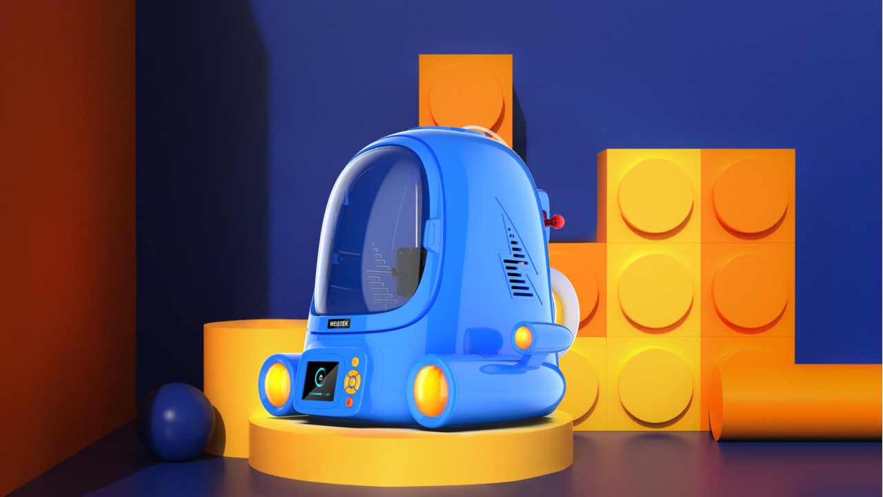 Space capsule，3D printer for children，