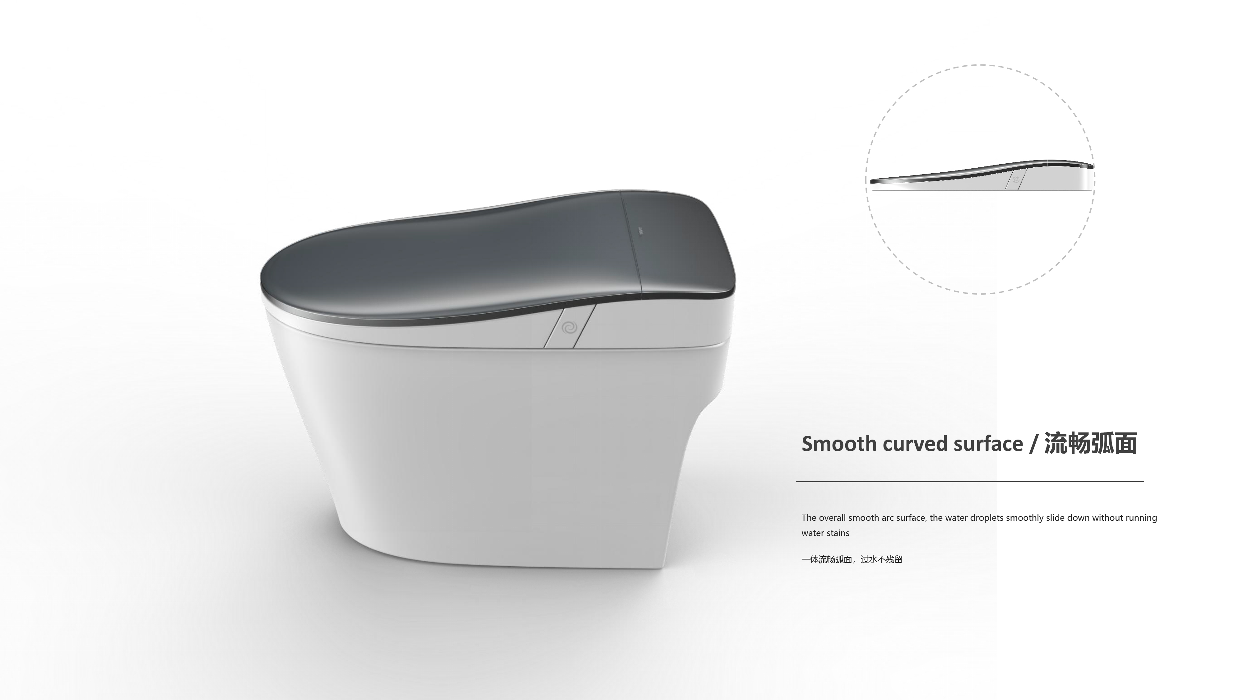 Toilet, induction, intelligence, night light, self-cleaning, low water pressure，