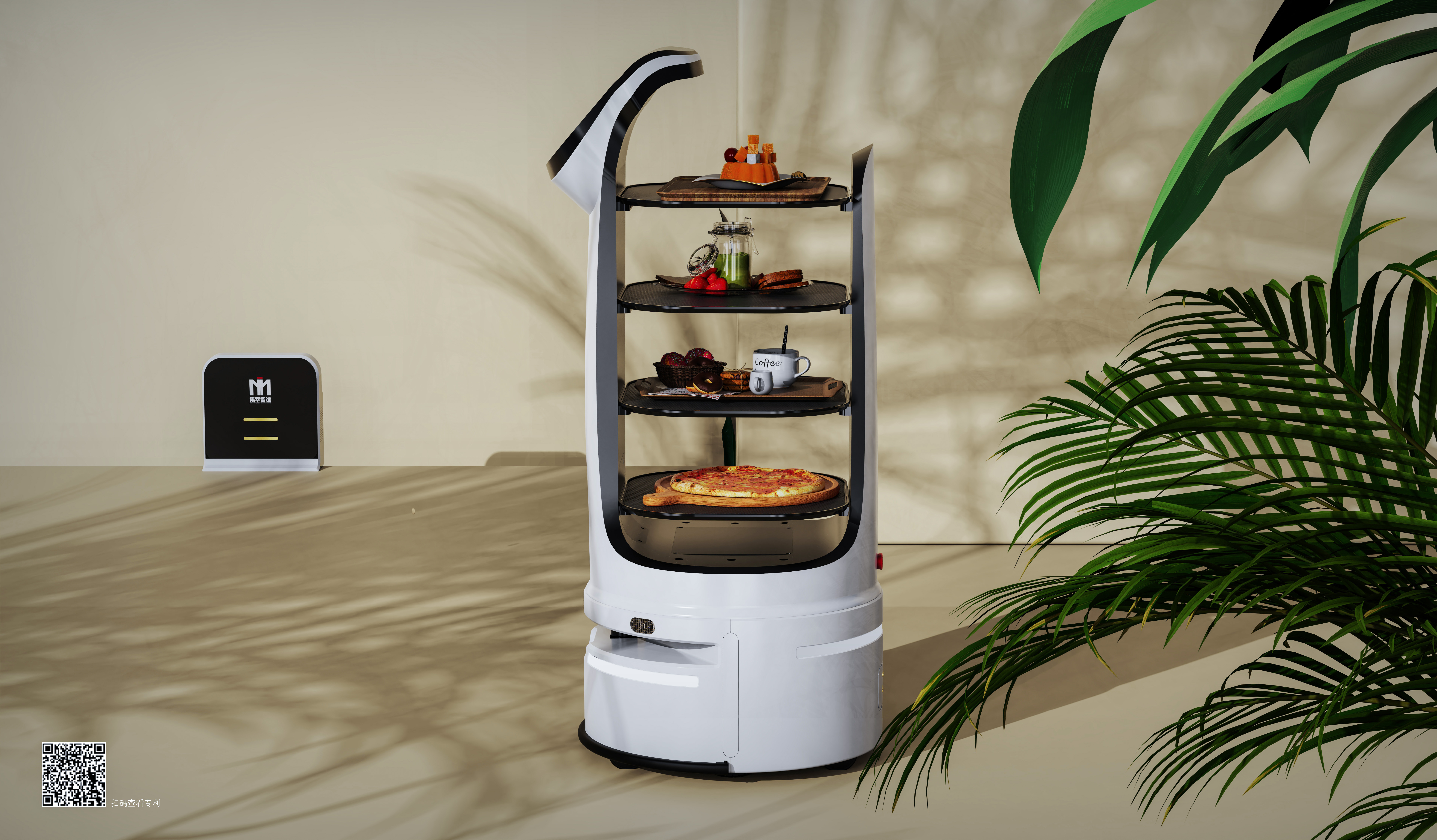 bionics，artificial intelligence，food delivery，science and technology，The era of unmanned，