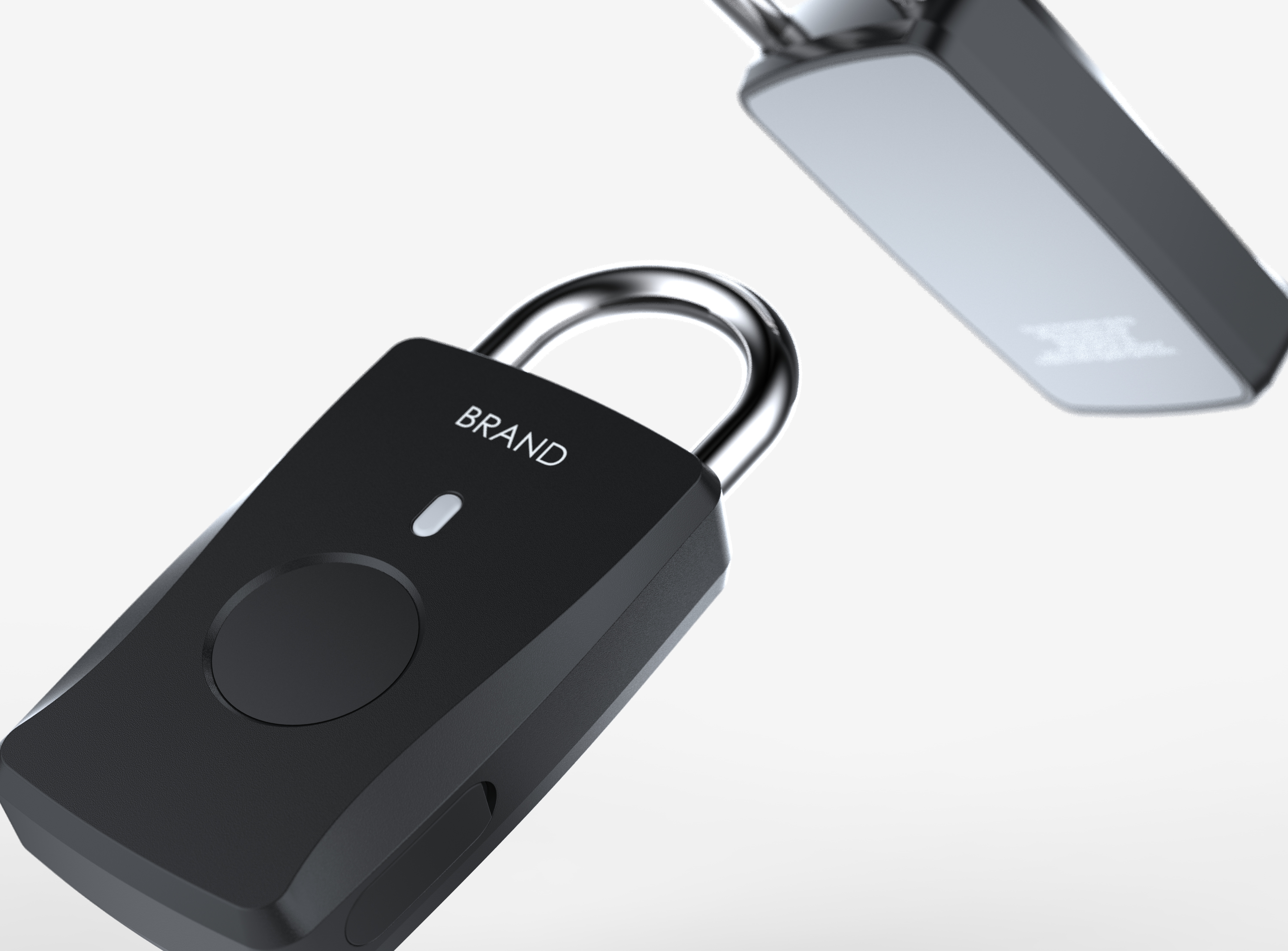 Padlock，Fingerprint padlock，Hardware products，industrial design，product design，