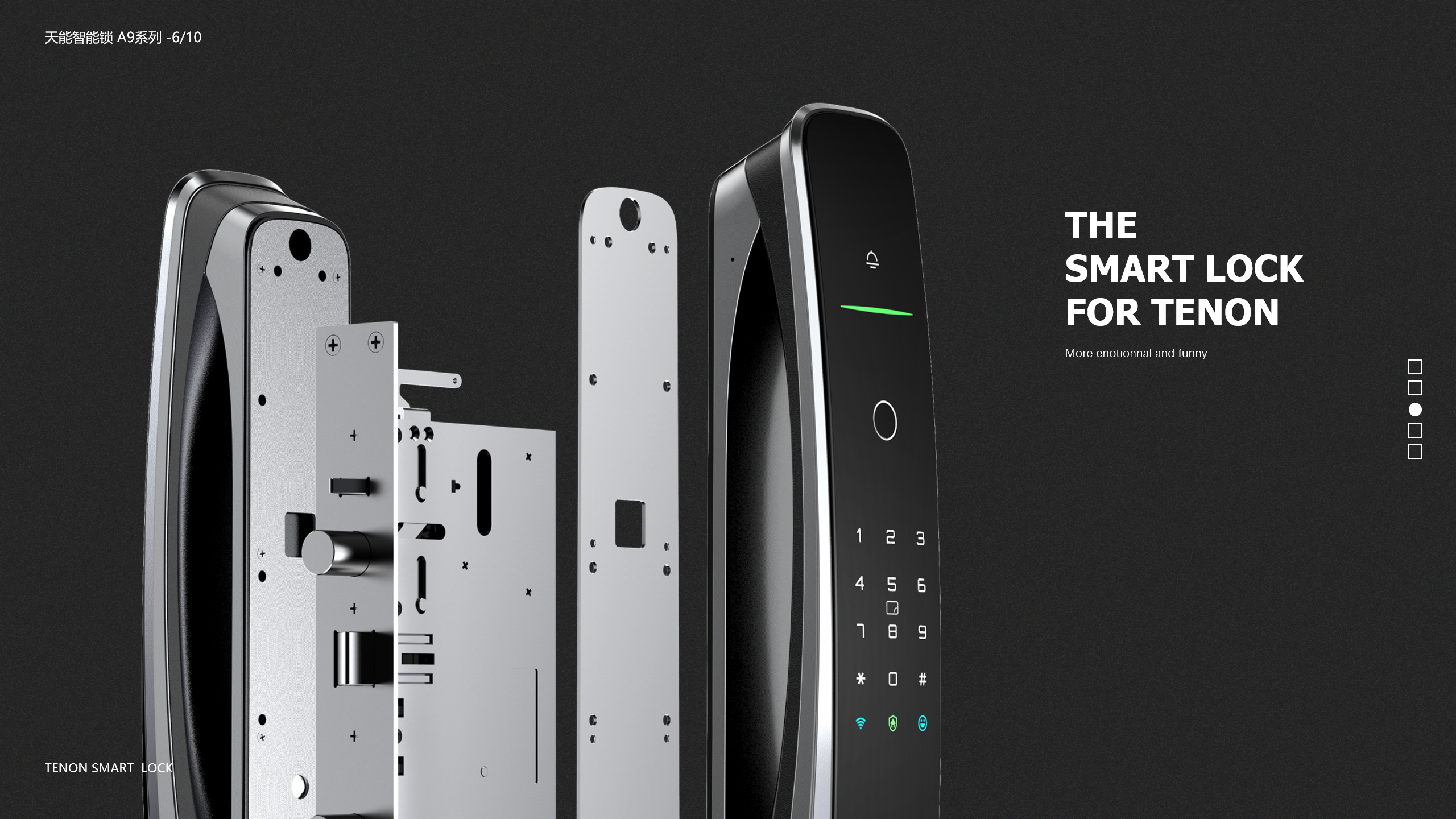 Intelligent lock，Fingerprint lock，science and technology，sample reels，Render，Advanced sense，Intelligent door lock，intelligence，