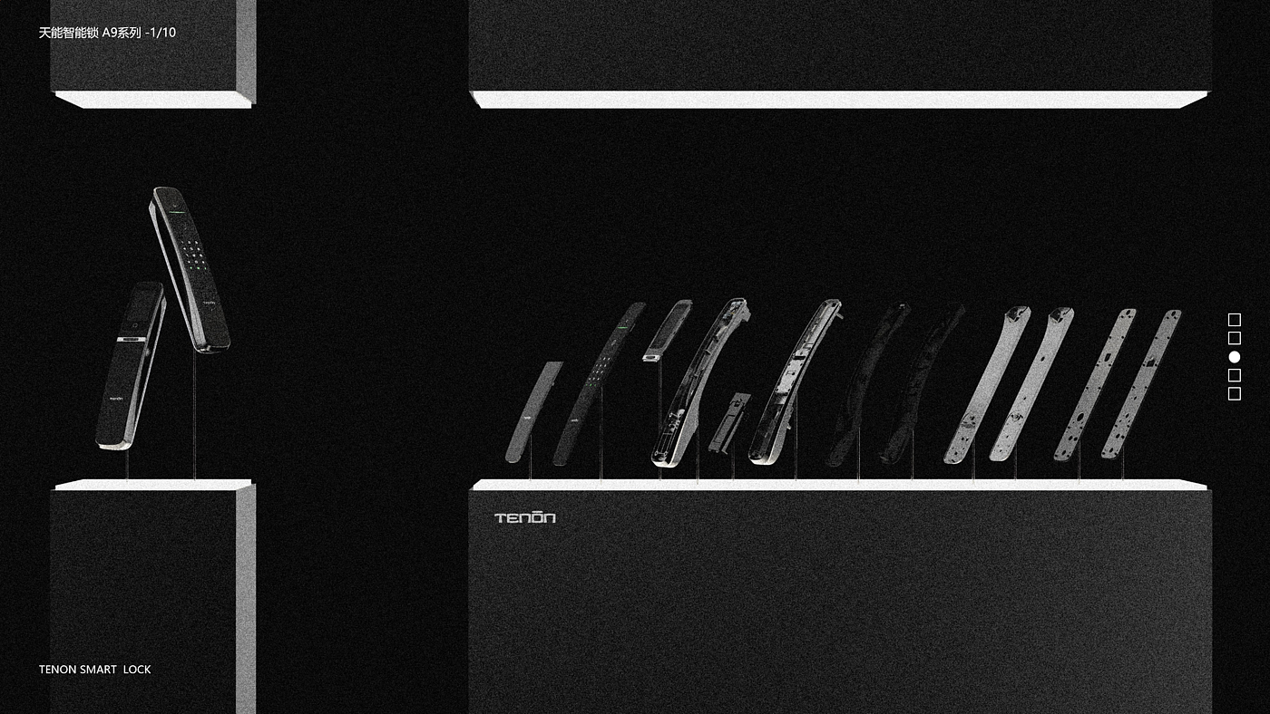 Intelligent lock，Fingerprint lock，science and technology，sample reels，Render，Advanced sense，Intelligent door lock，intelligence，