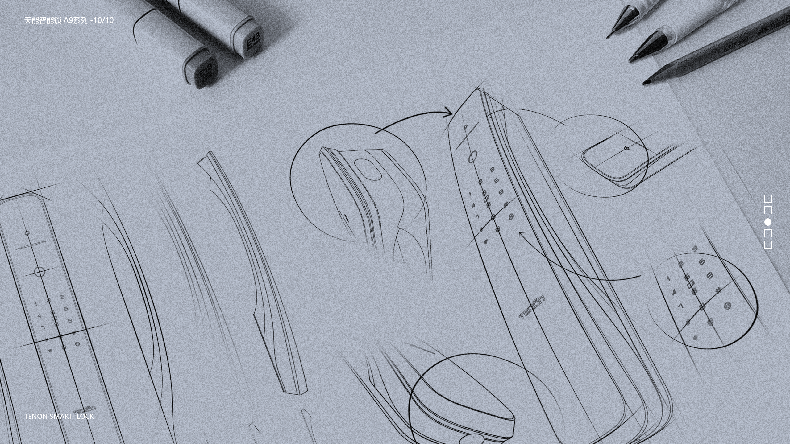 Intelligent lock，Fingerprint lock，science and technology，sample reels，Render，Advanced sense，Intelligent door lock，intelligence，