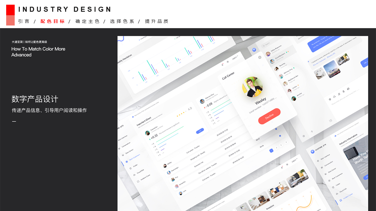 Strategic color matching rules of industrial design and personal opinions，