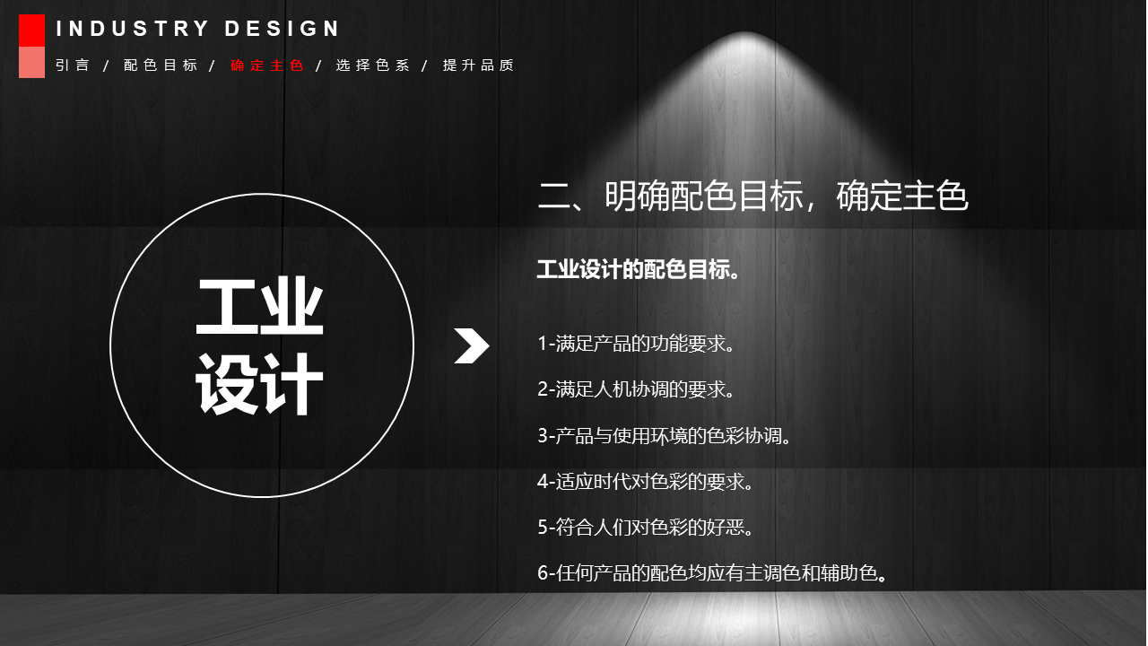 Strategic color matching rules of industrial design and personal opinions，