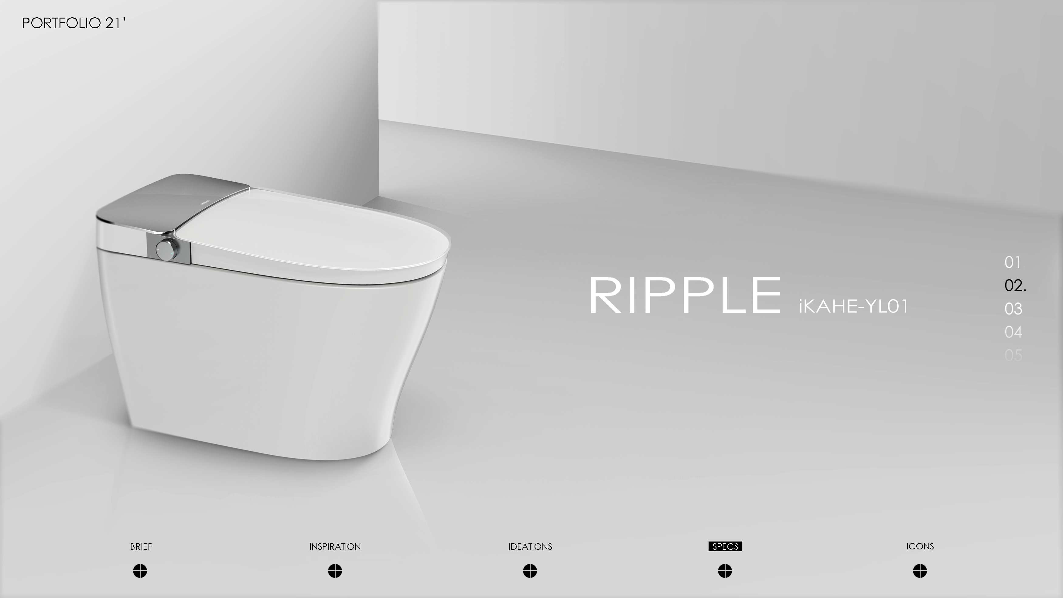 Intelligent toilet，bathroom，industrial design，Home Furnishing，intelligence，