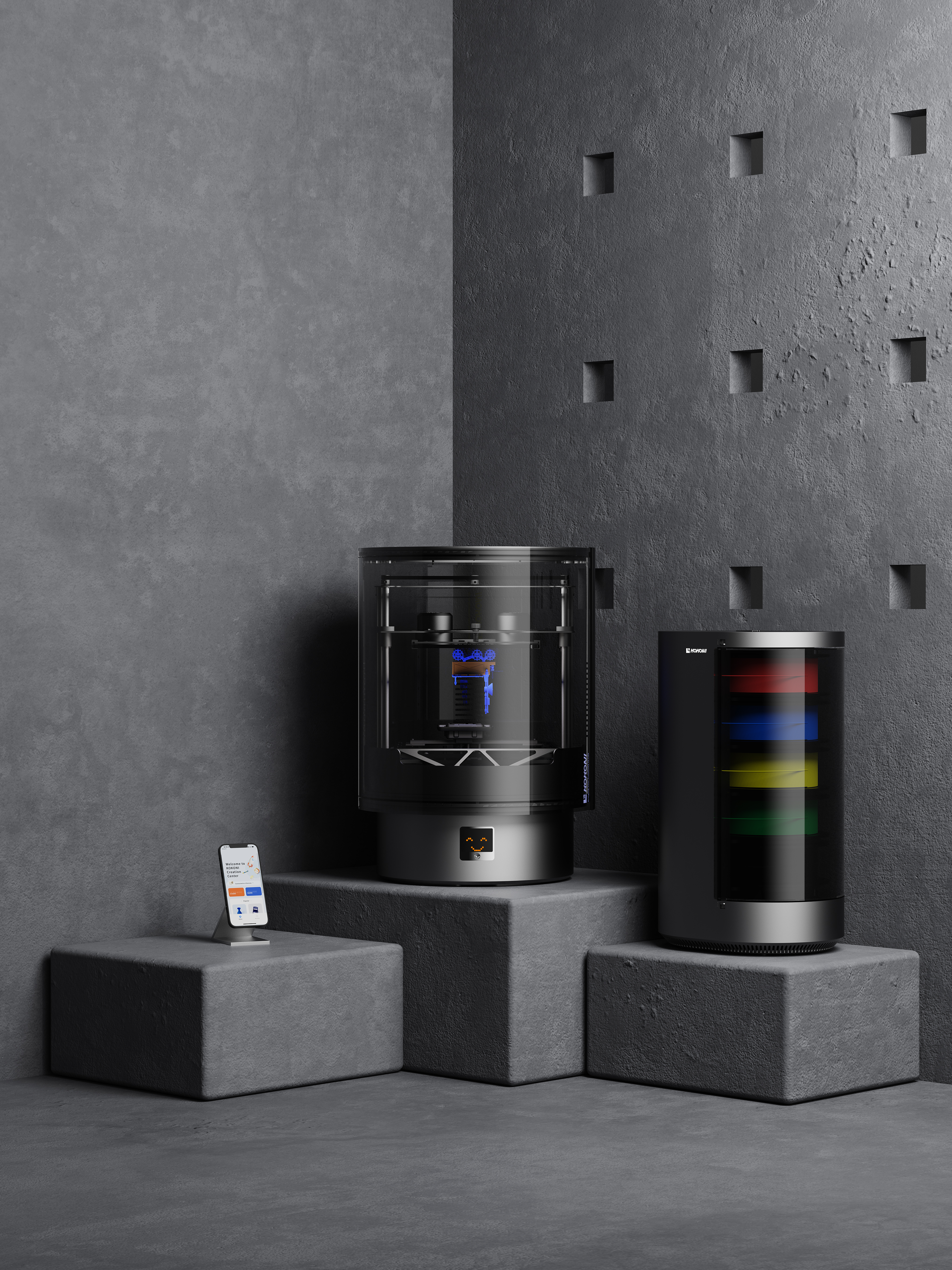 industrial design，3D printer，