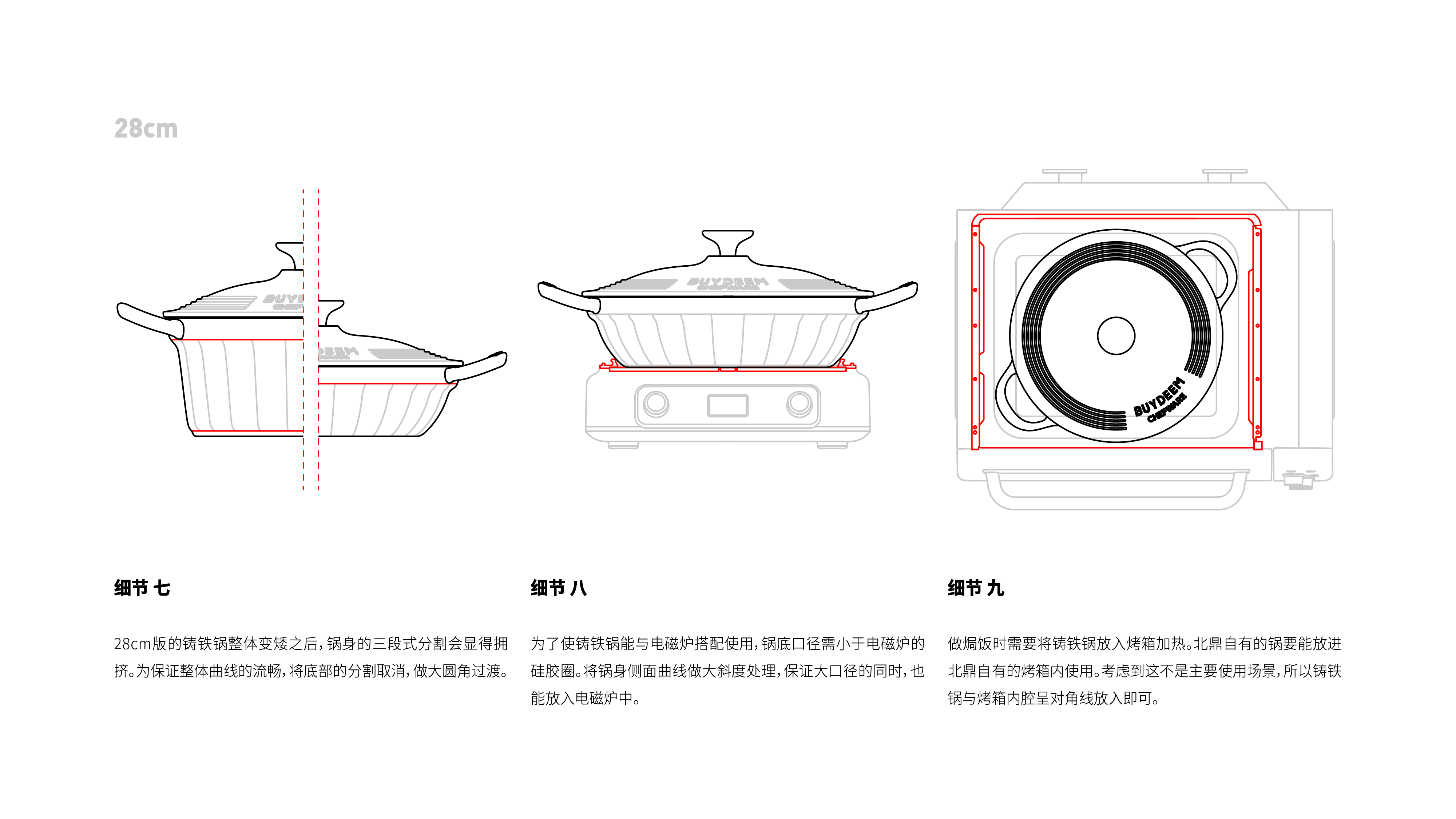 industrial design，product design，household electrical appliances，Cast iron pot，Buydeem ，