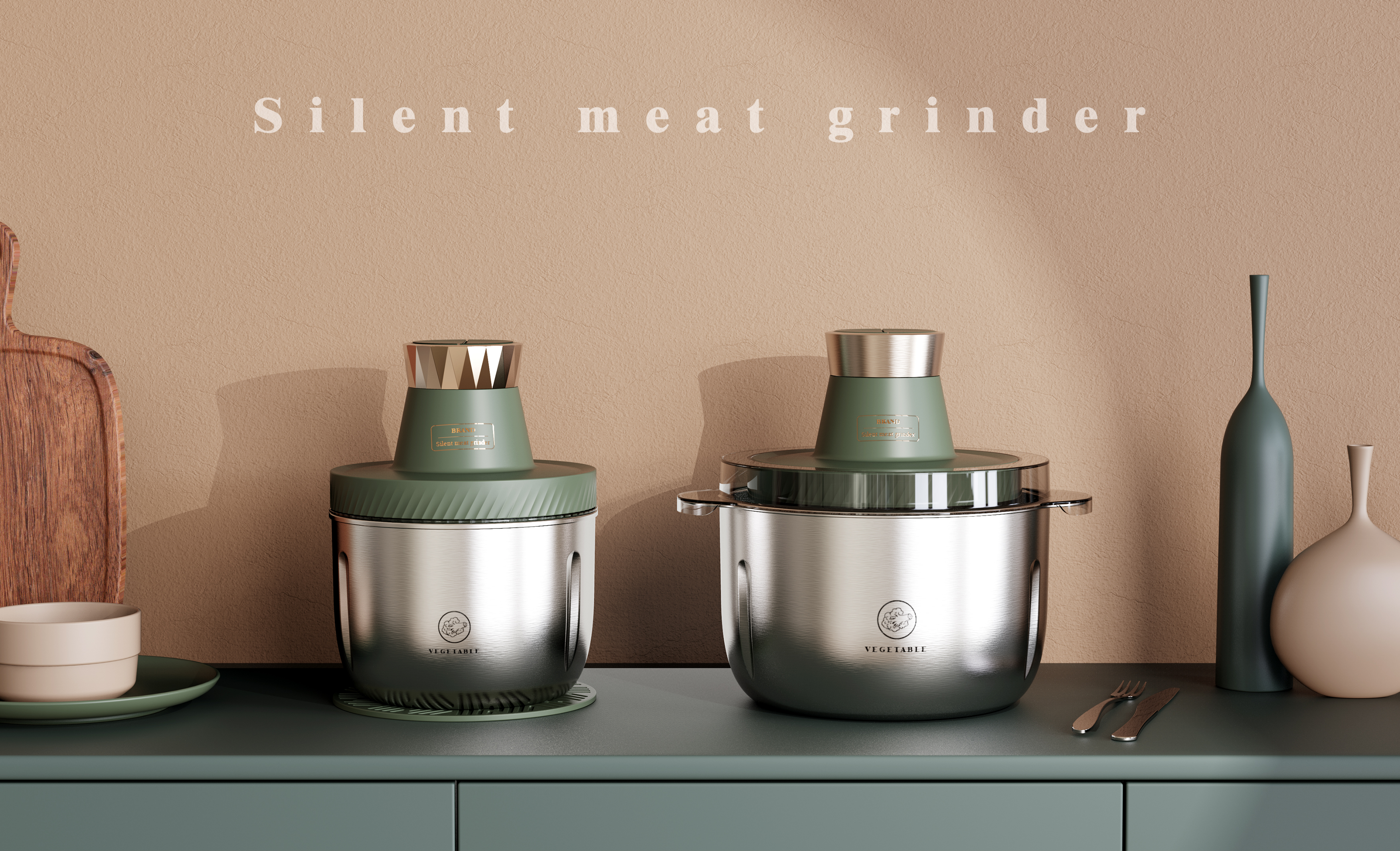 Mute meat grinder，