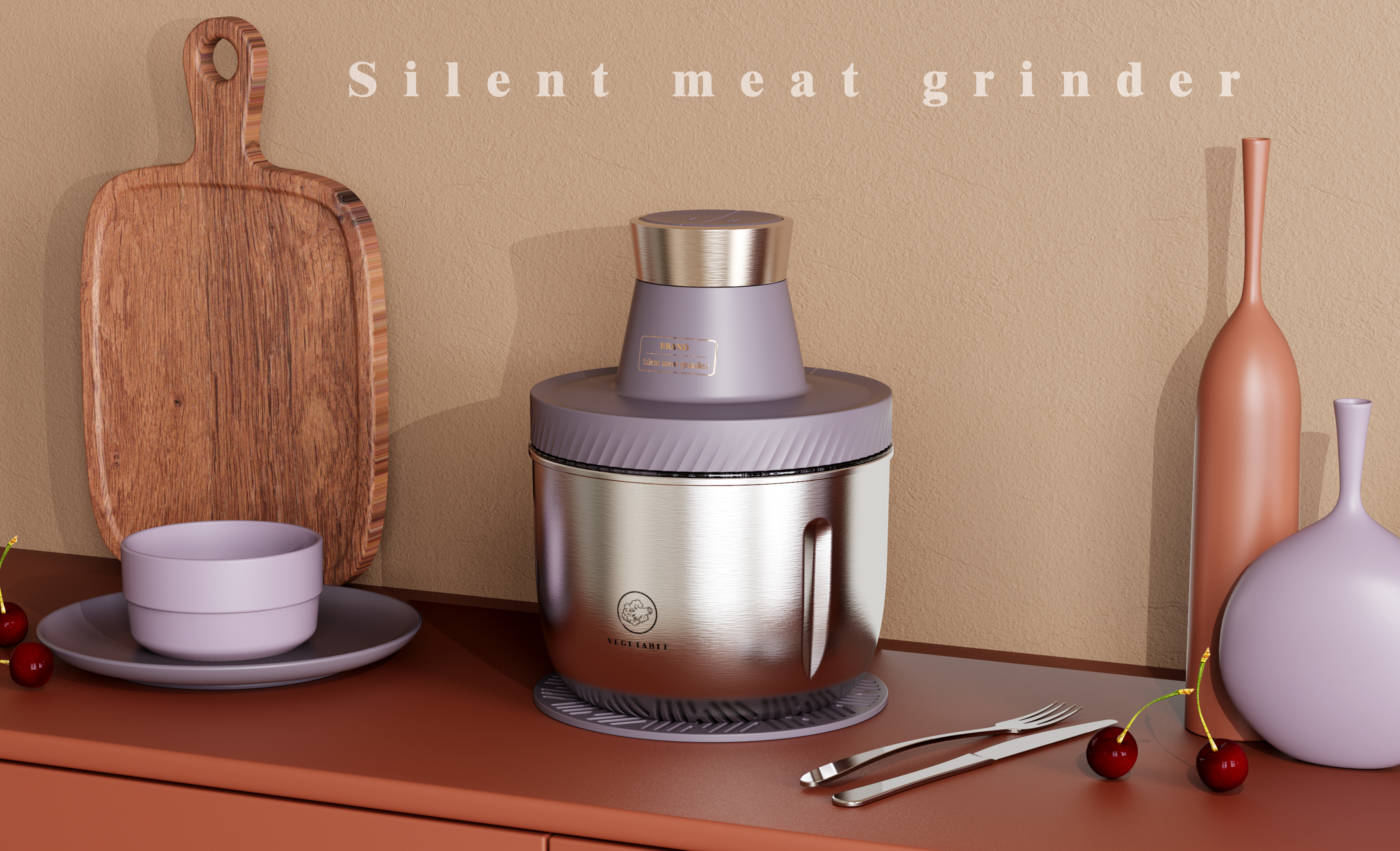 Mute meat grinder，