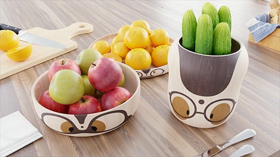 Fruit plate design，Design，adorable，