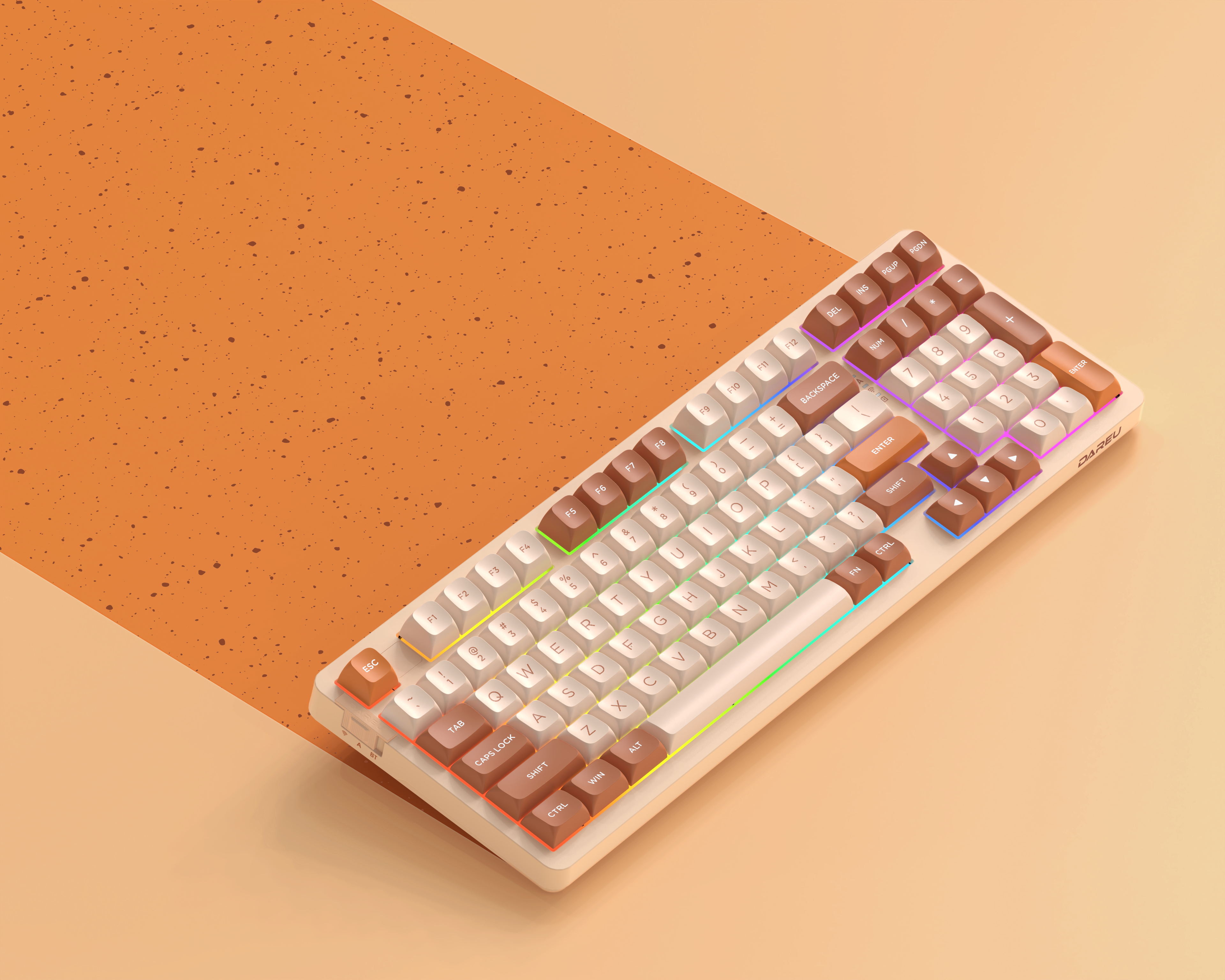 Daryou，Mechanical keyboard，98 column，Cake，Table setting，