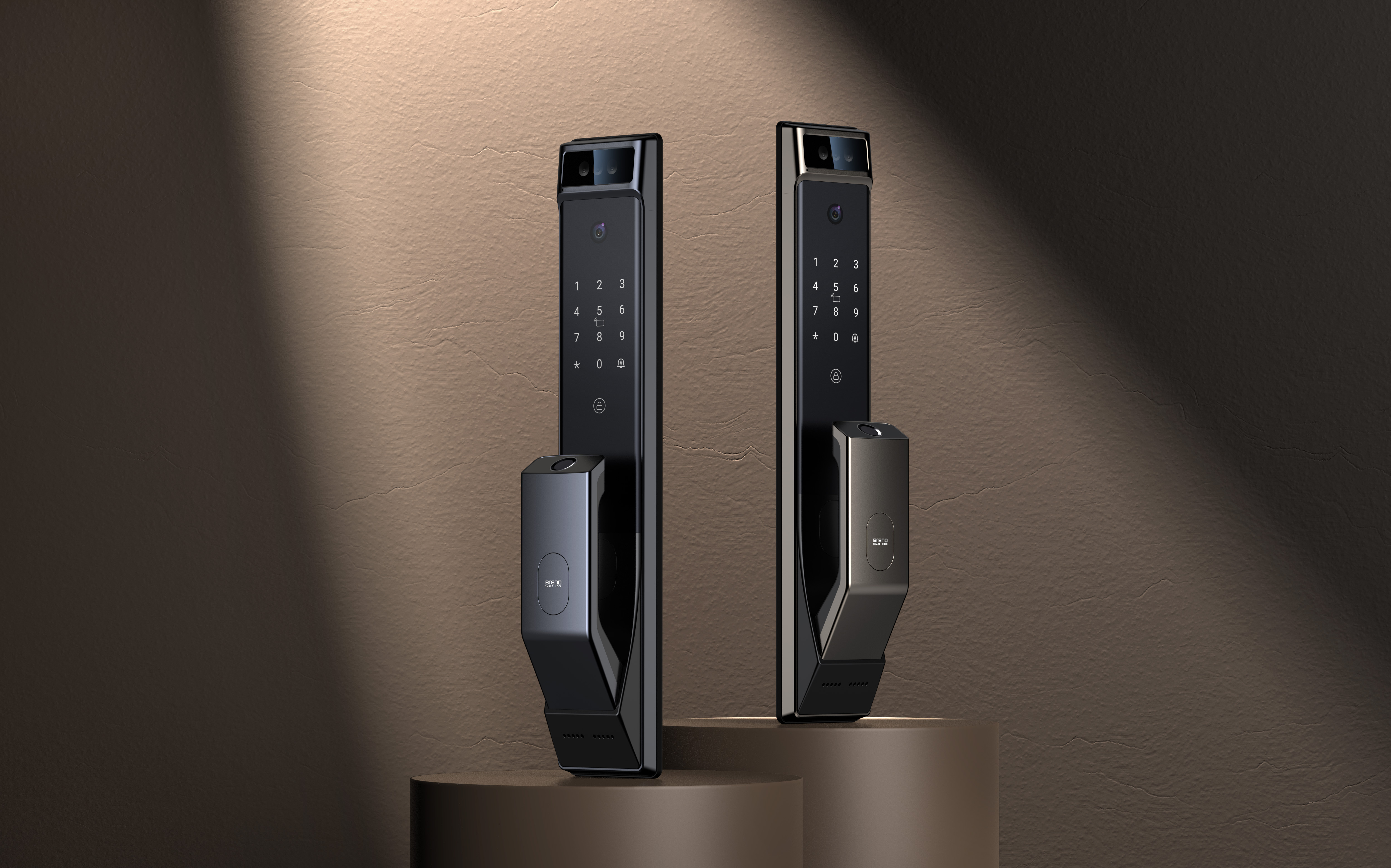 industrial design，Simple design，Intelligent door lock，Product appearance，