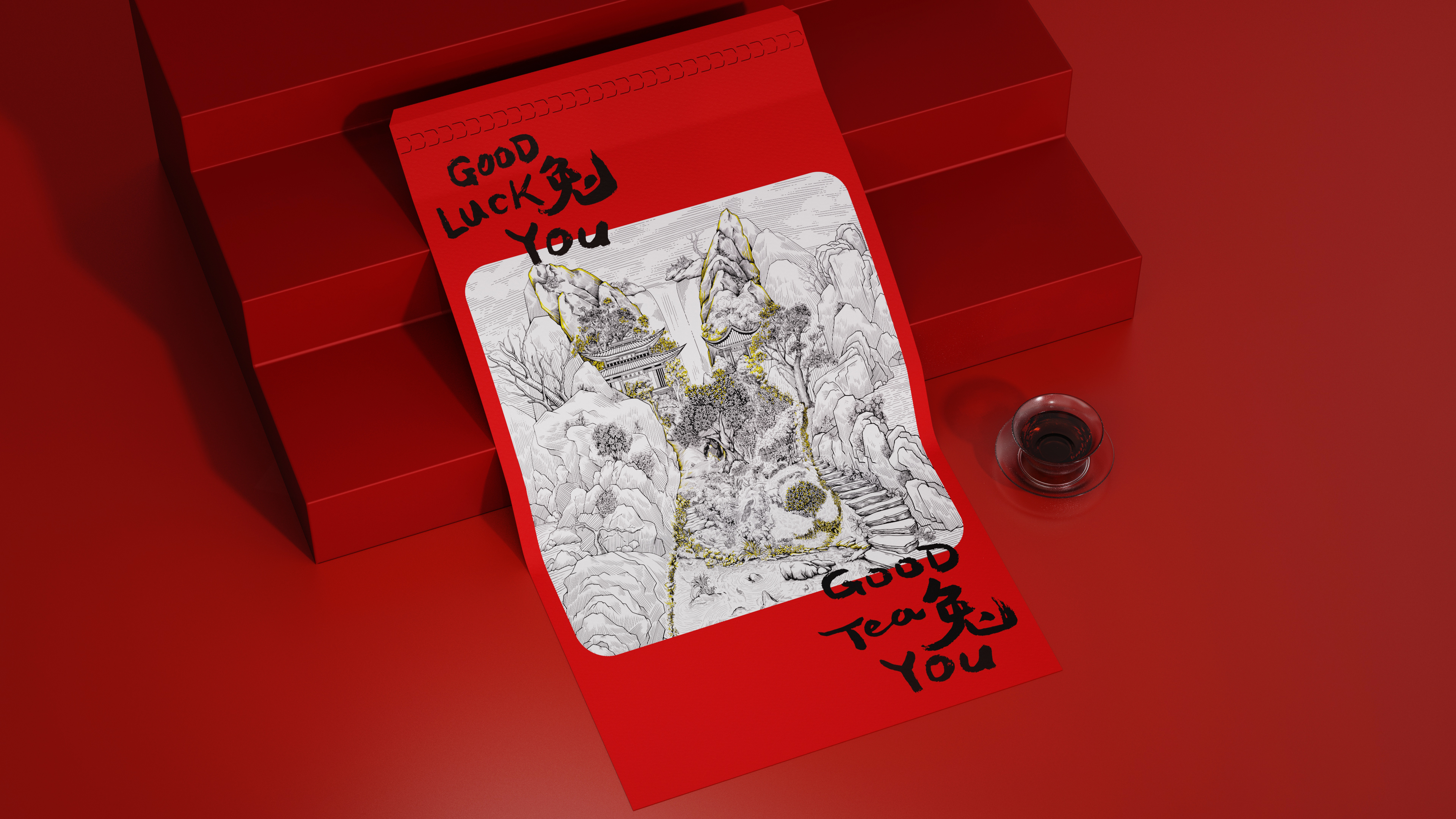 original，Gift box design，packing design，Chinese Tea Design，Brand design，Illustration design，Rabbit gift box，