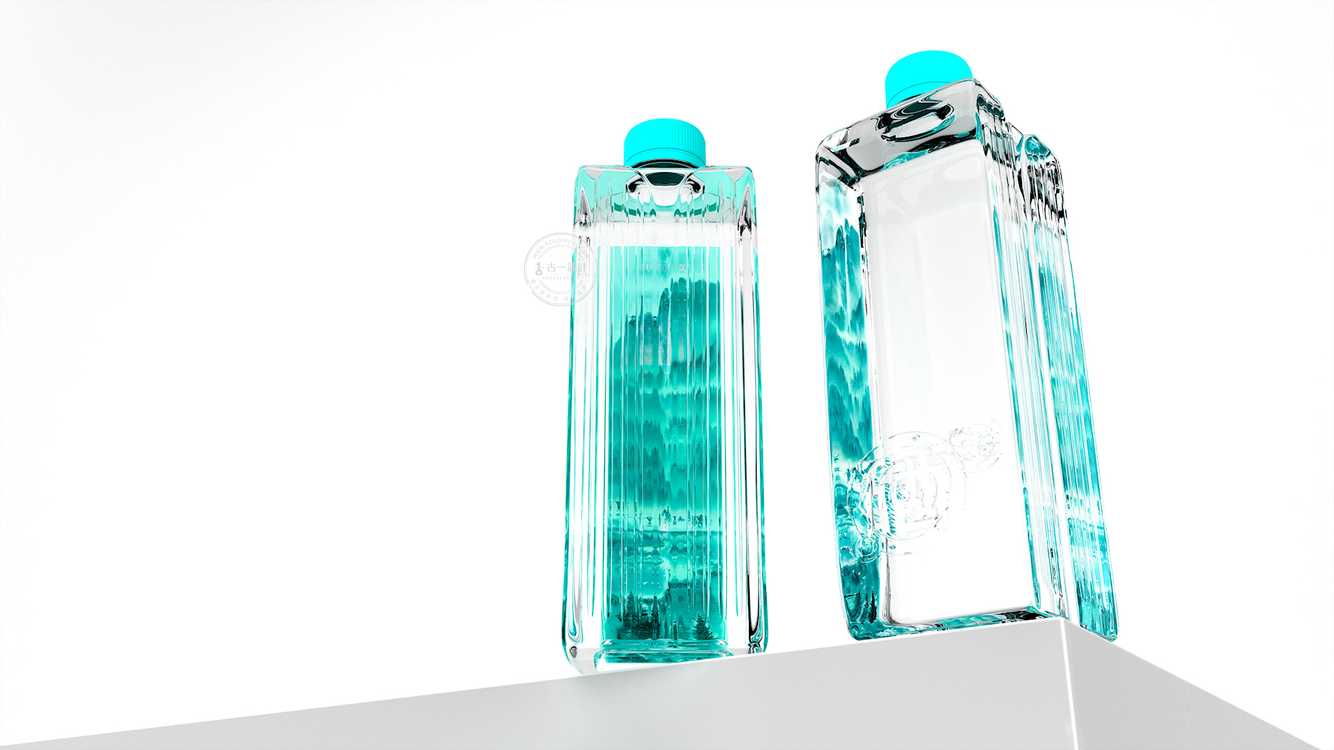 Mineral water packaging design，Bottle design，Packaging Design of Water Bottle，Gu Yi design，