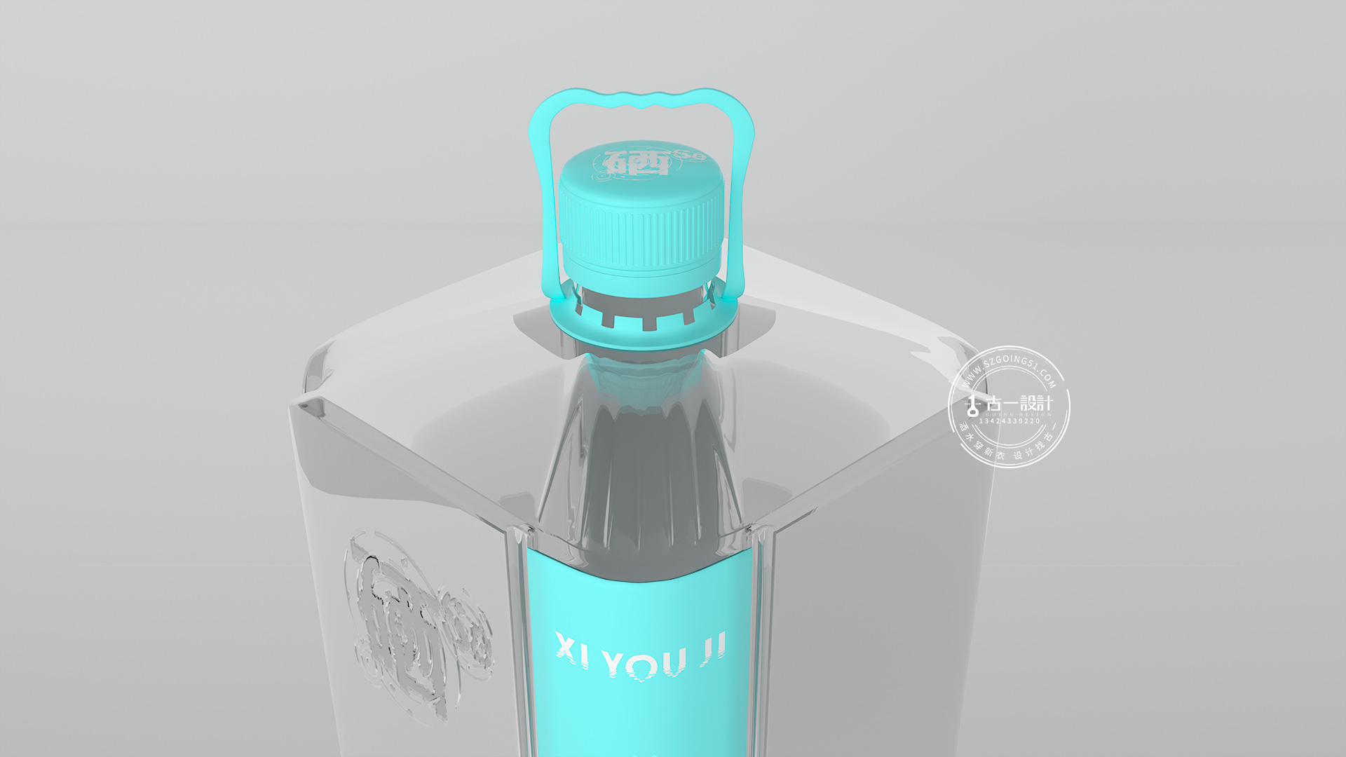 Mineral water packaging design，Bottle design，Packaging Design of Water Bottle，Gu Yi design，