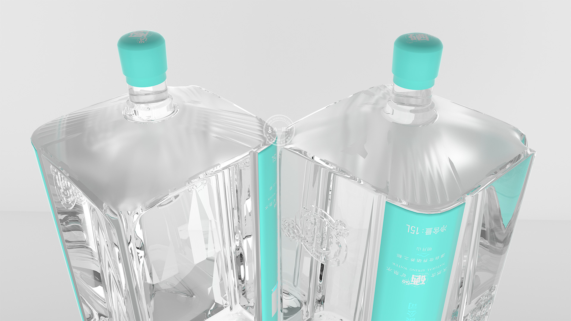 Mineral water packaging design，Bottle design，Packaging Design of Water Bottle，Gu Yi design，