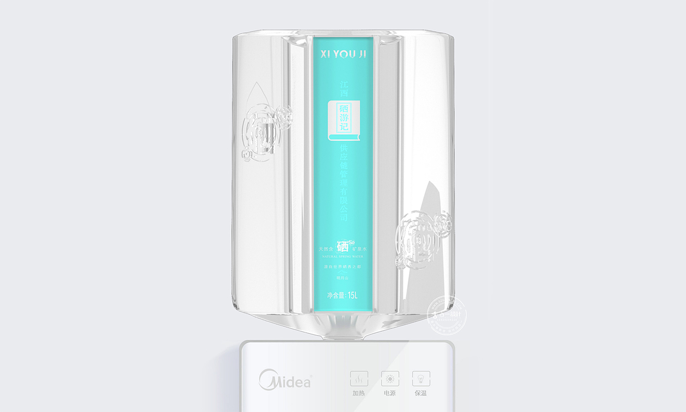 Mineral water packaging design，Bottle design，Packaging Design of Water Bottle，Gu Yi design，