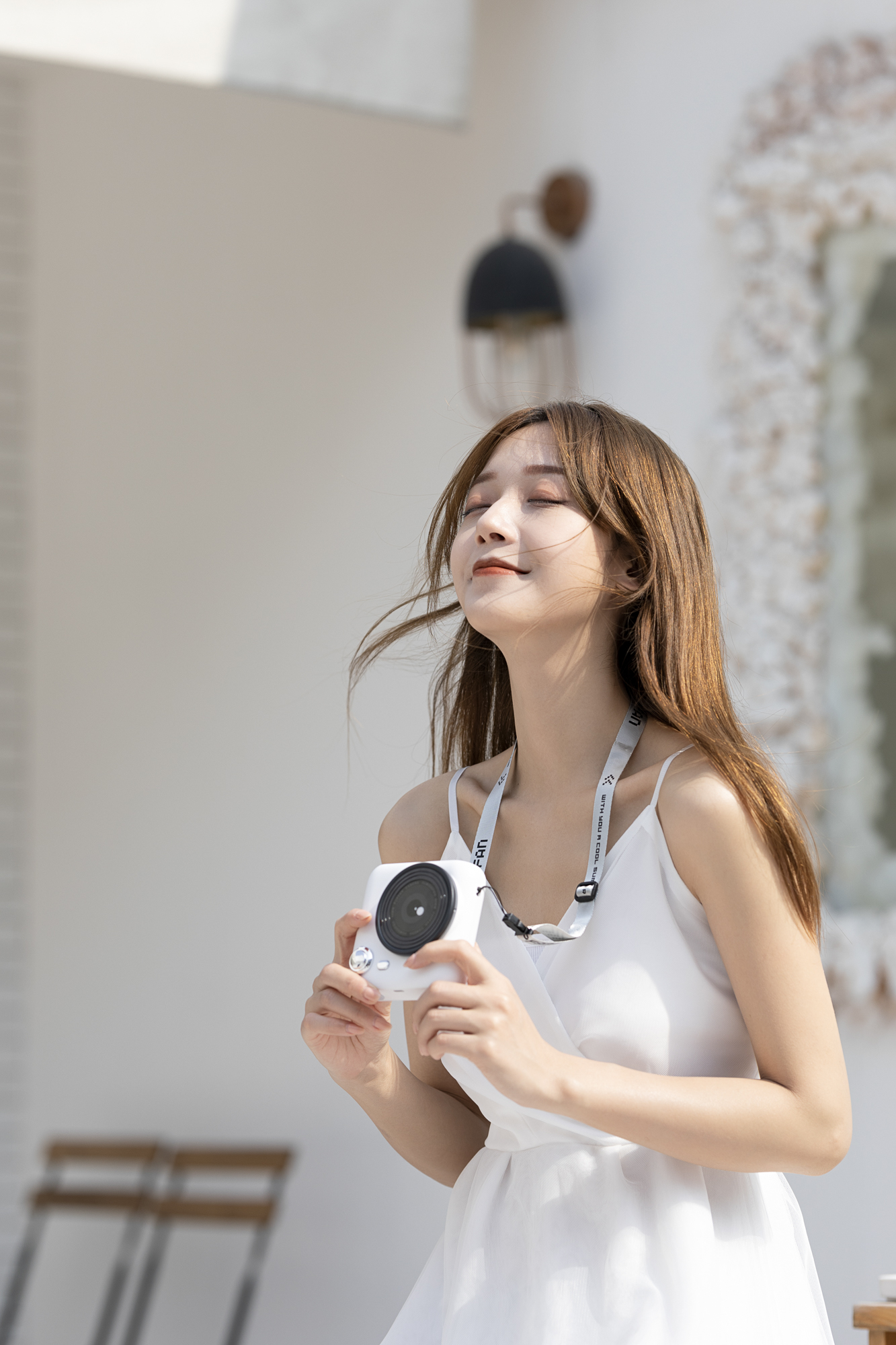 halter ，Fan，spray，shot，Shenzhen，