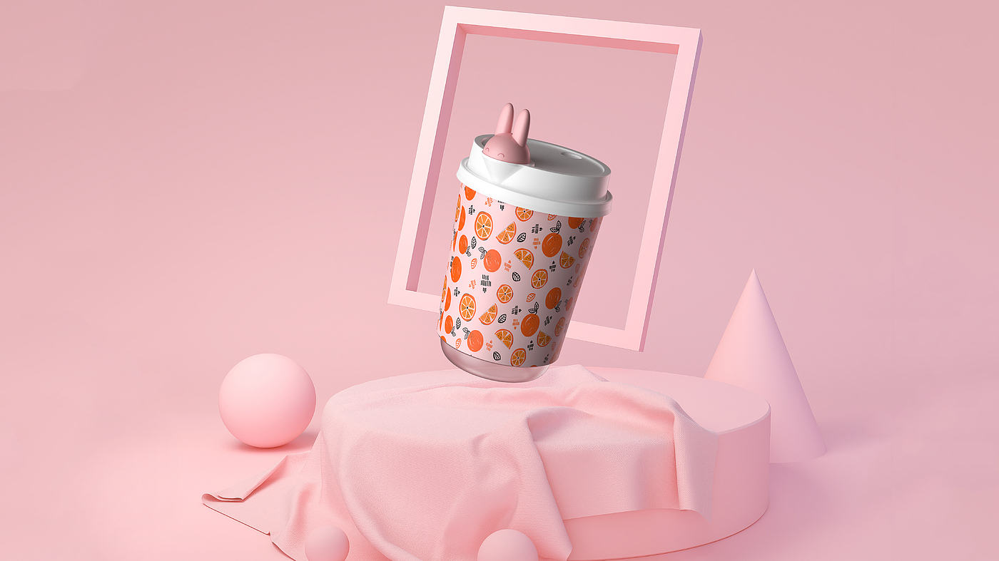 Milk tea cup，originality，lovely，industrial design，glass，Garage Kit，Production design，