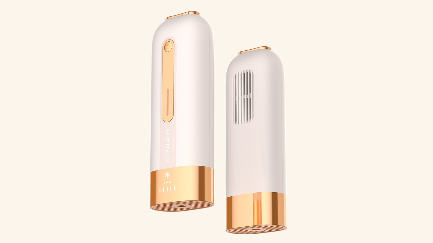 Depilatory instrument，product design，industrial design，Light luxury，Female products，Laser hair removal instrument，cosmetic instrument，