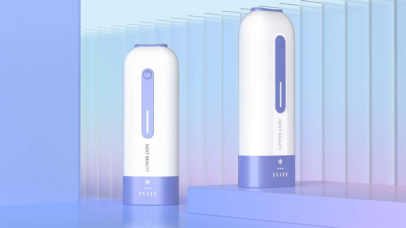Depilatory instrument，product design，industrial design，Light luxury，Female products，Laser hair removal instrument，cosmetic instrument，
