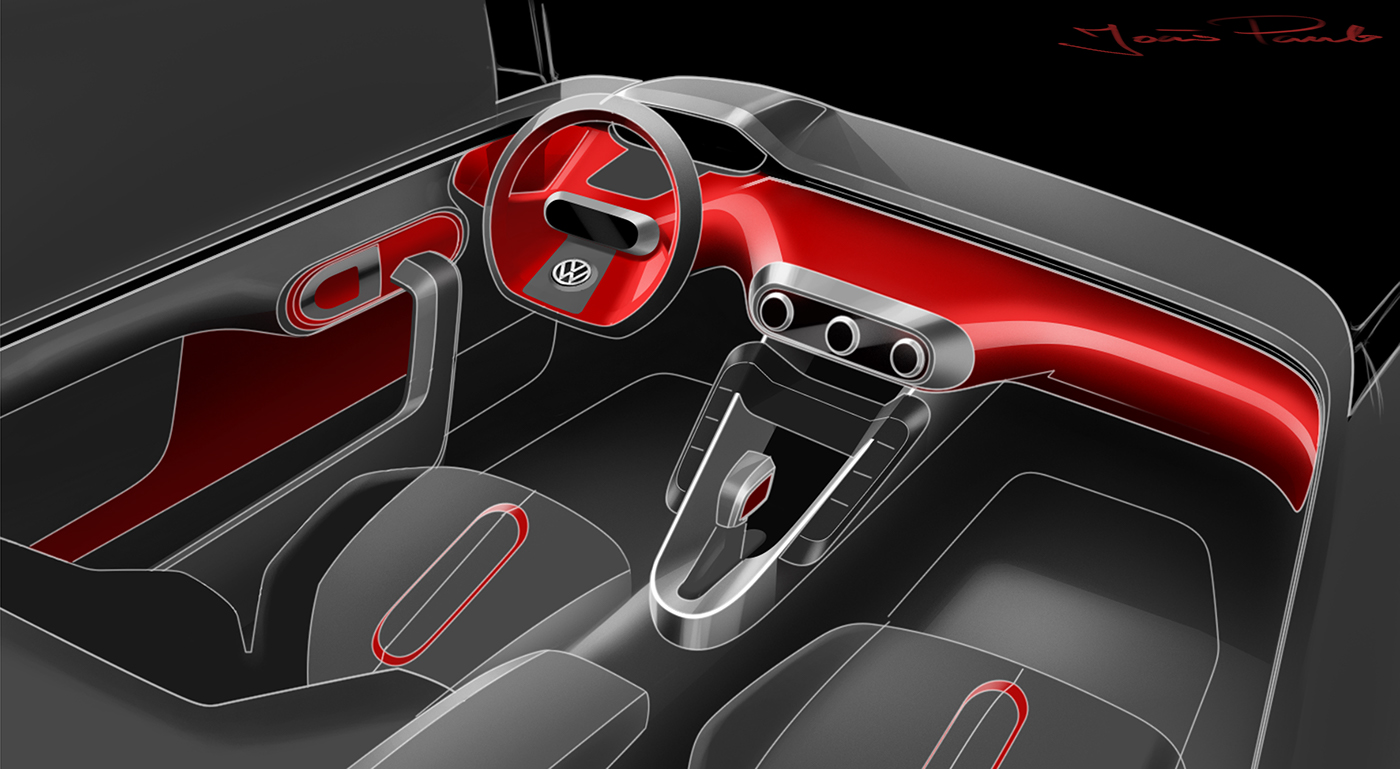 public，vehicle，concept，Hand drawn，modeling，