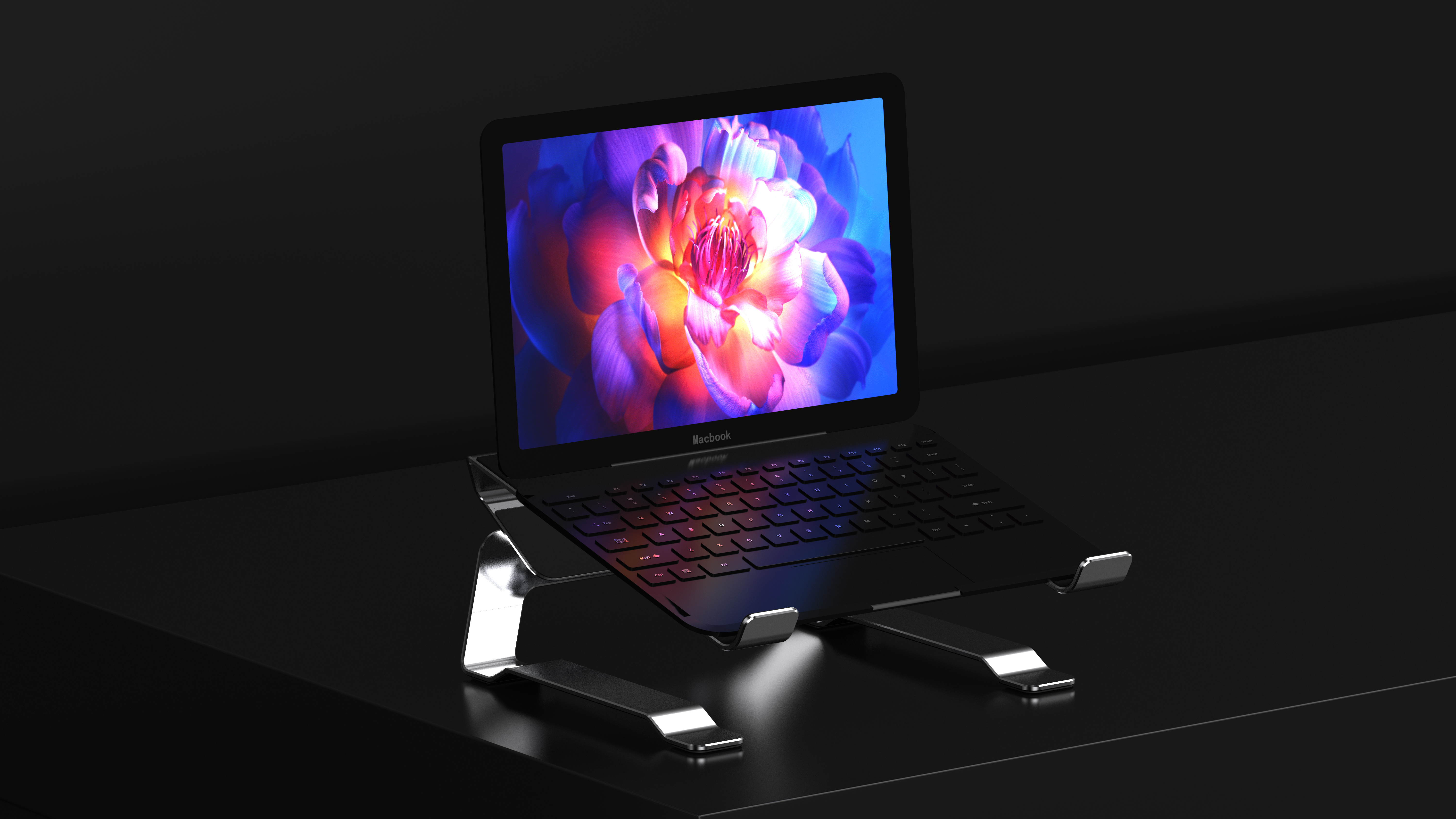 sheet metal，Bend，workmanship，computer，Bracket，Minimalist，