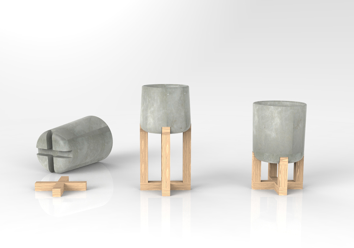 Basin family，Hydroponic culture，Flowerpot，woodiness，concrete，