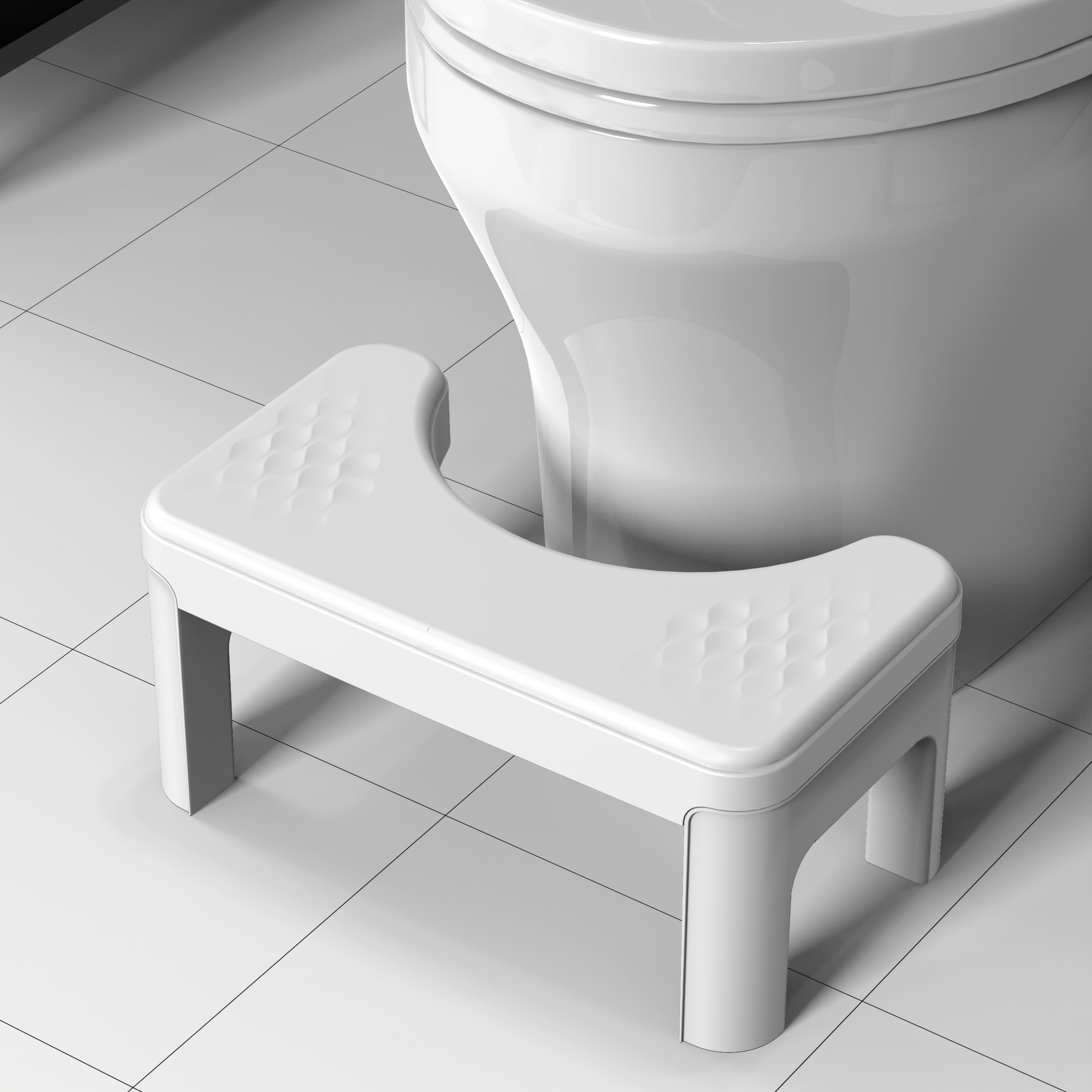 Step on toilet stool，