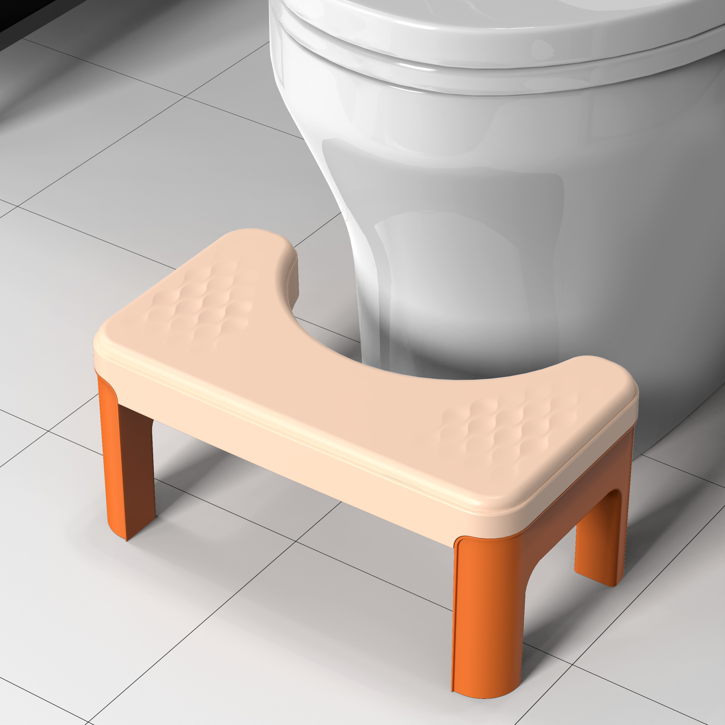 Step on toilet stool，