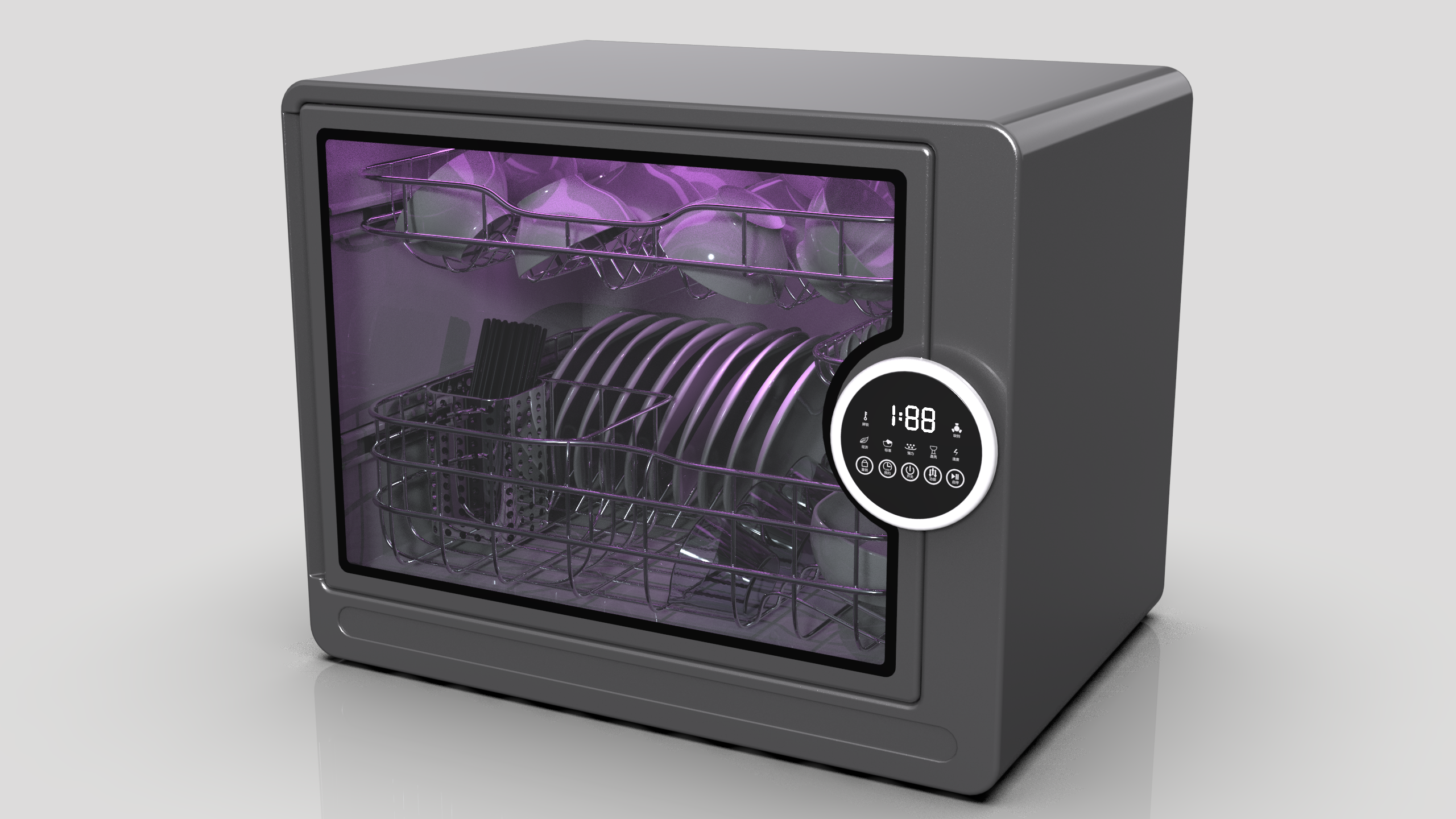 dishwasher，household electrical appliances，clean，Disinfection machine，intelligence，Home Furnishing，an electric appliance，