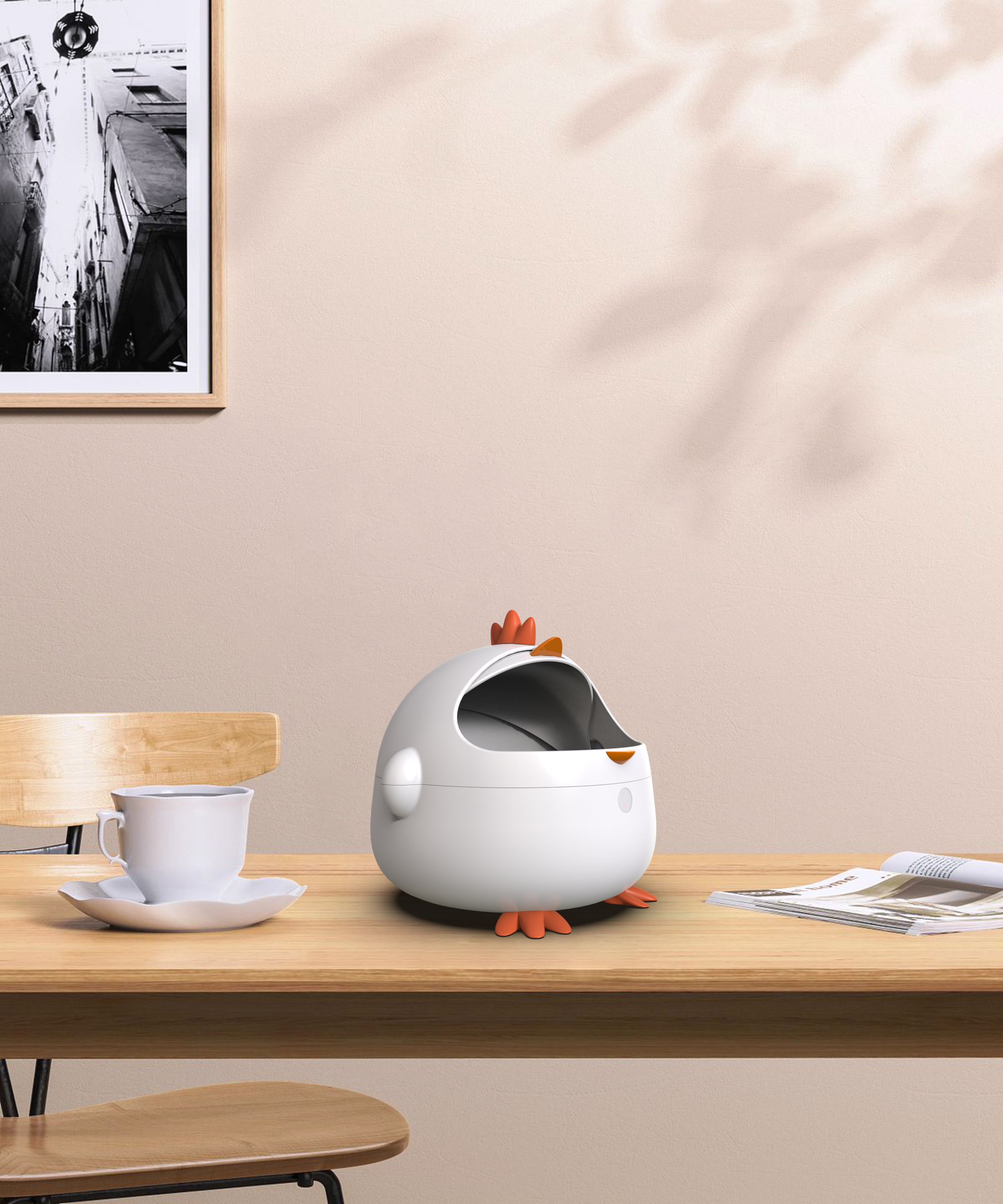 trash can，kitchen，Table，Desktop trash can，hygiene，Home Furnishing，