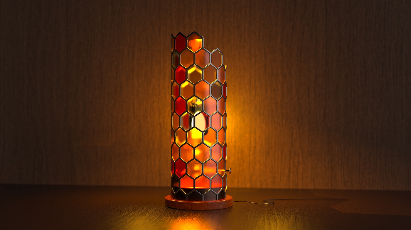 lamps and lanterns，lighting，Light bulb:，Design，Appearance design，Desk lamp，Hollowed out，Coloured glaze，